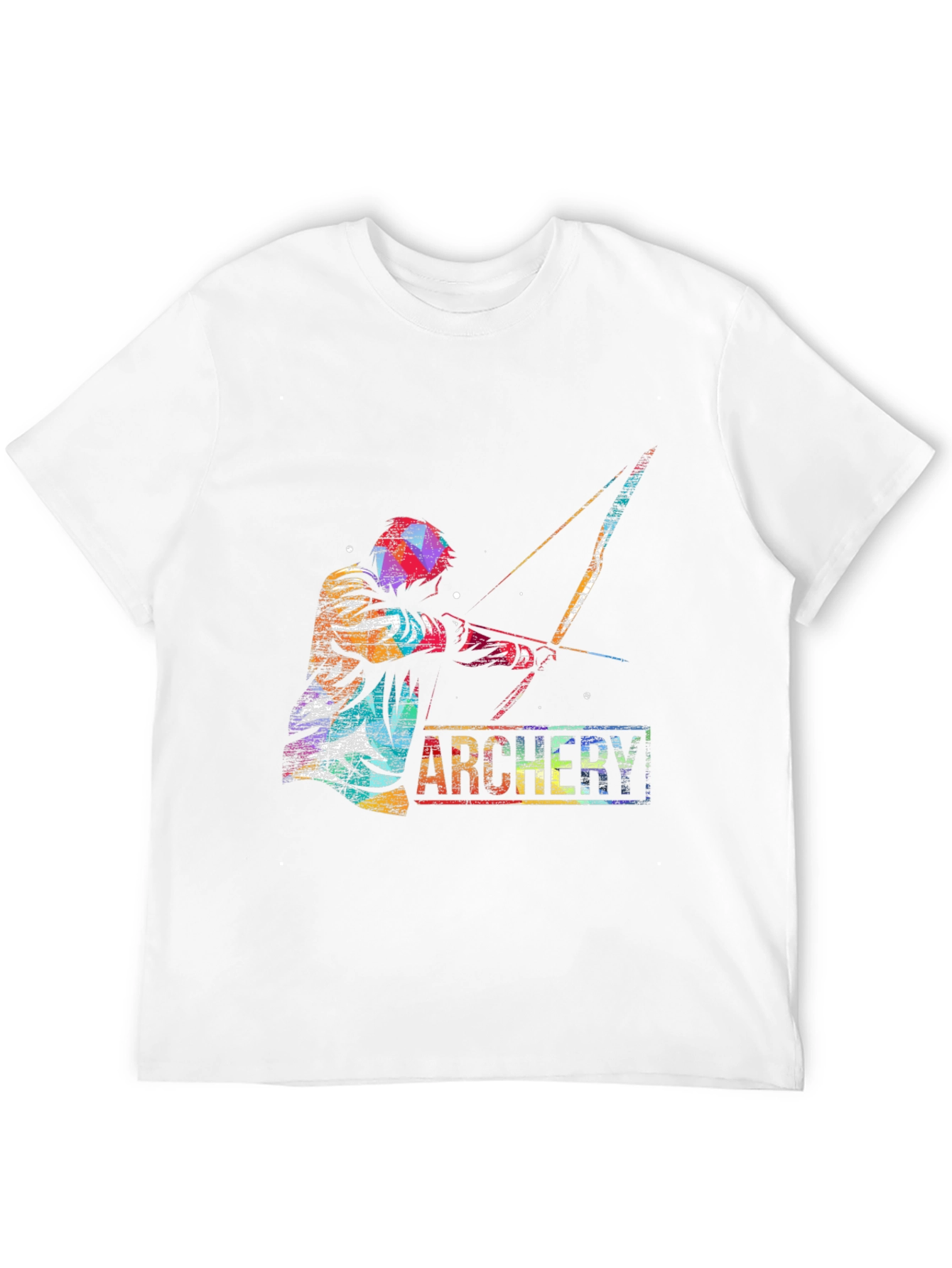 Archery Graphic Print T-Shirt - Sporty Casual Tee