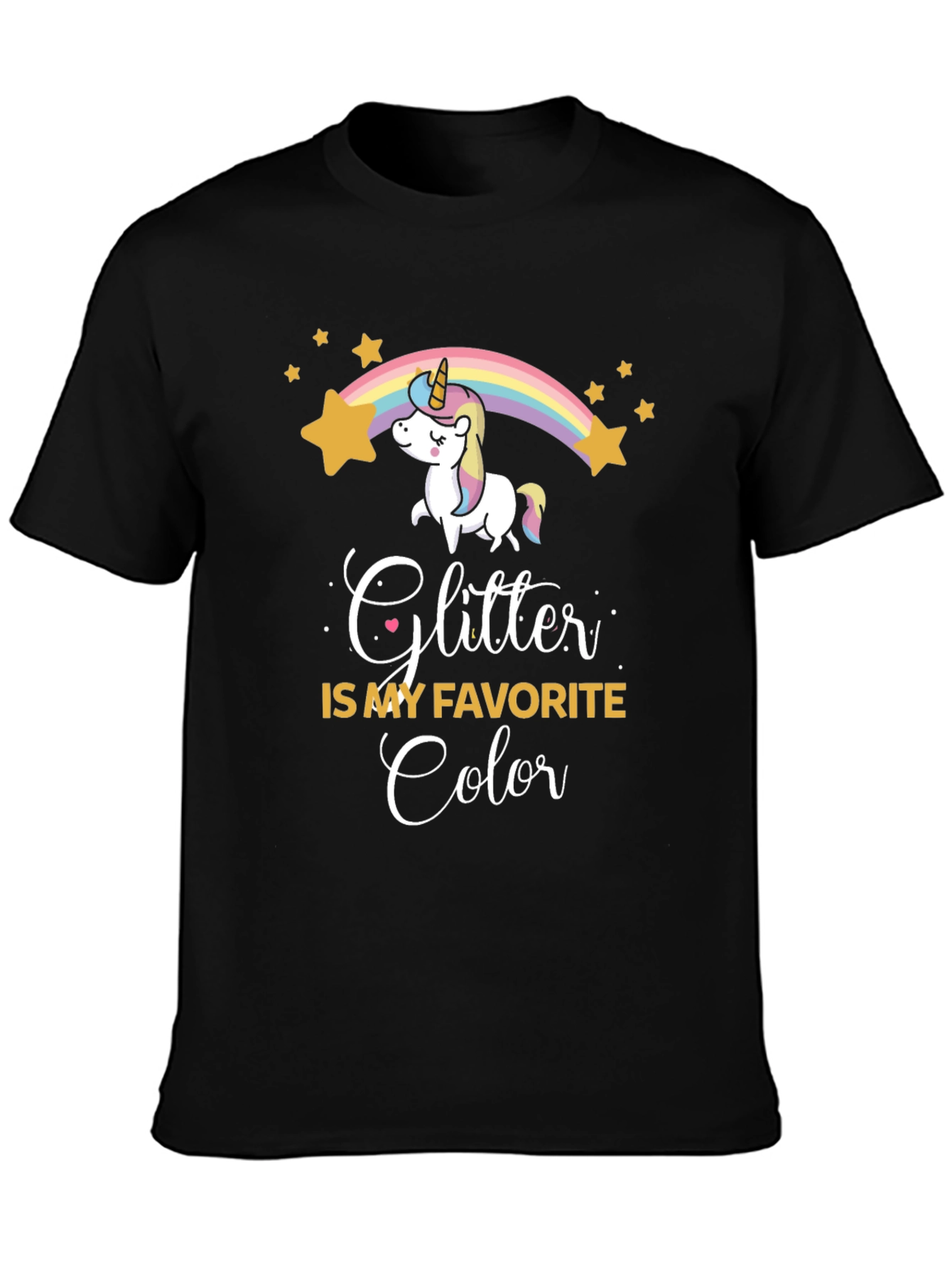 Glitter is My Favorite Color Unicorn T-Shirt