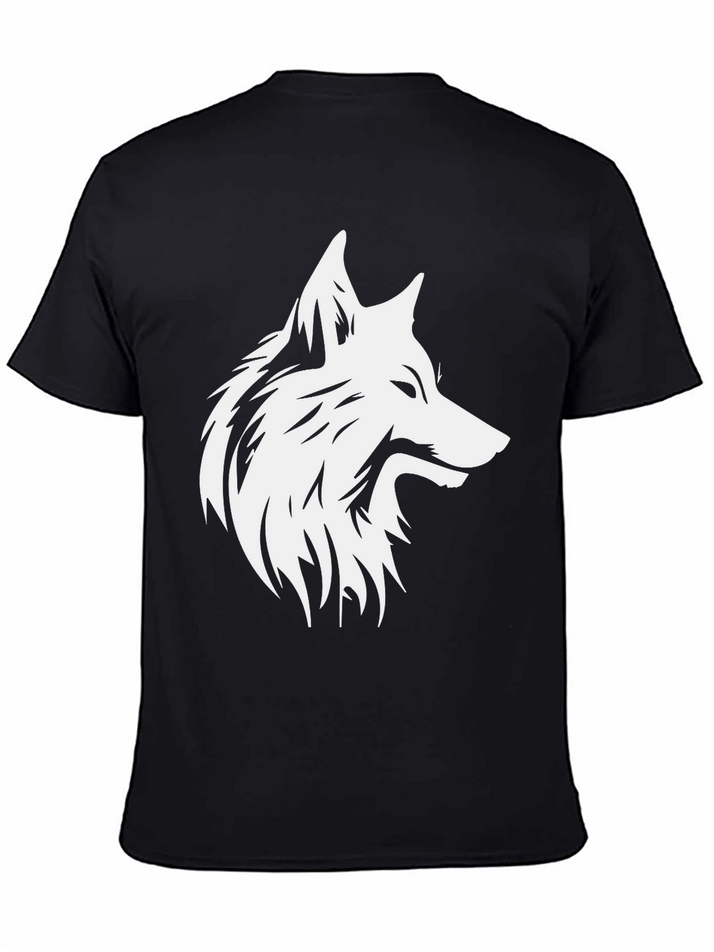 Wolf Graphic Black T-Shirt