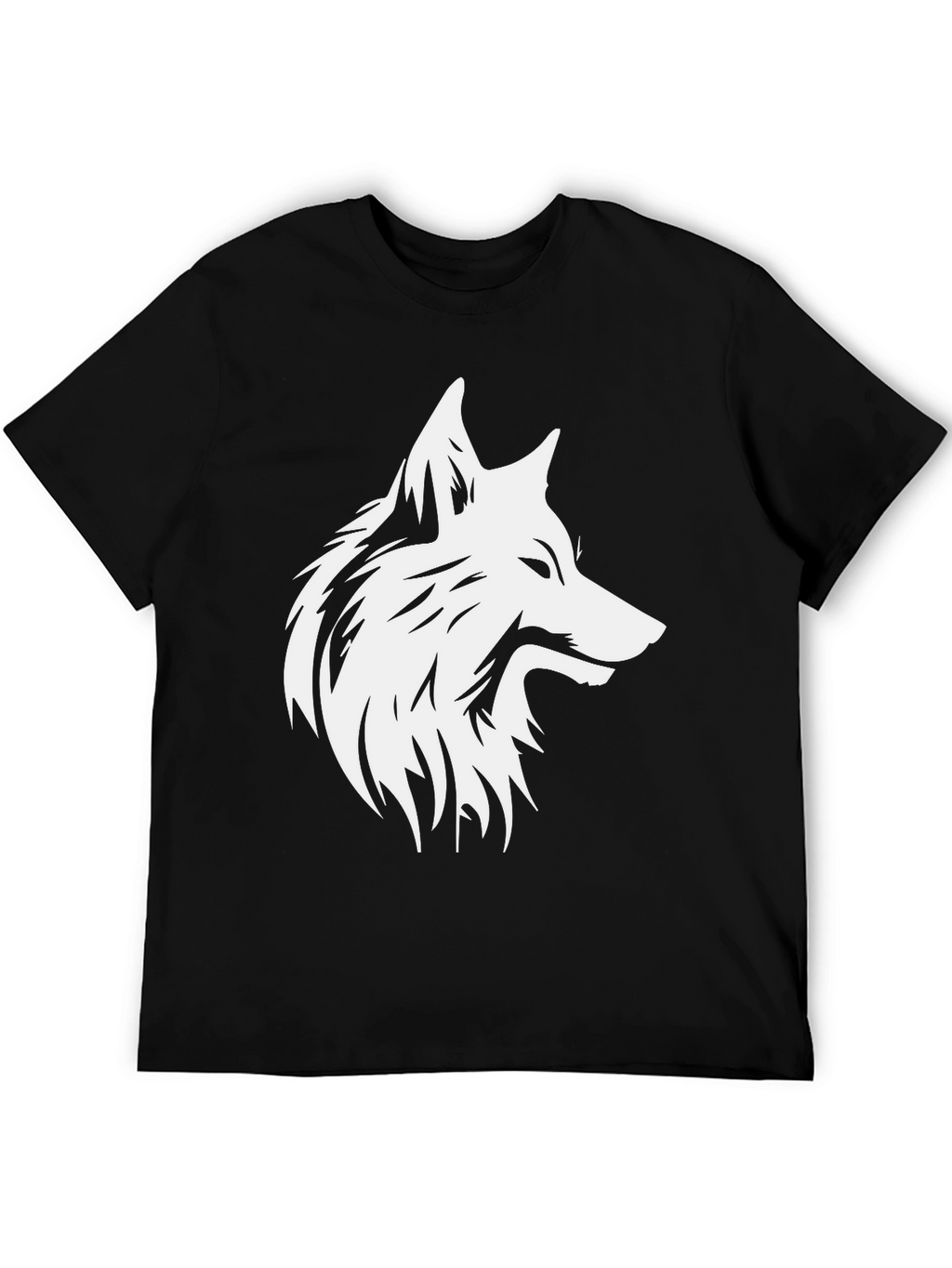 Wolf Graphic Black T-Shirt