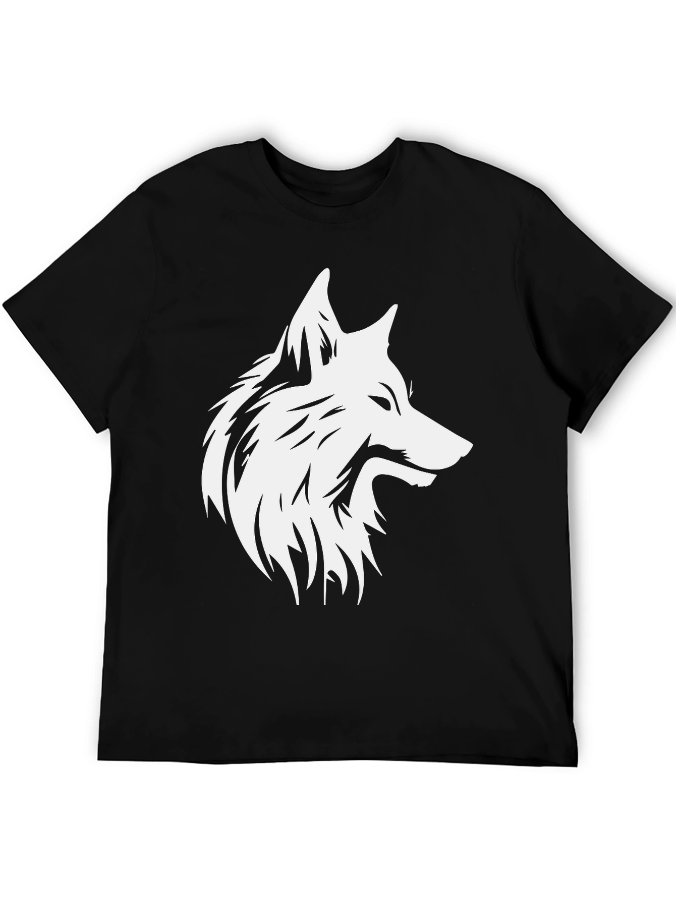 Wolf Graphic Black T-Shirt