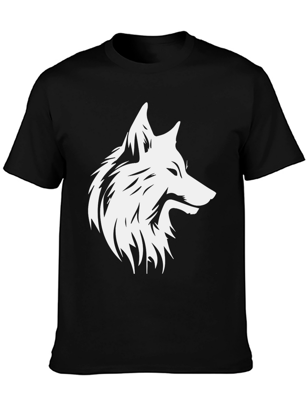 Wolf Graphic Black T-Shirt