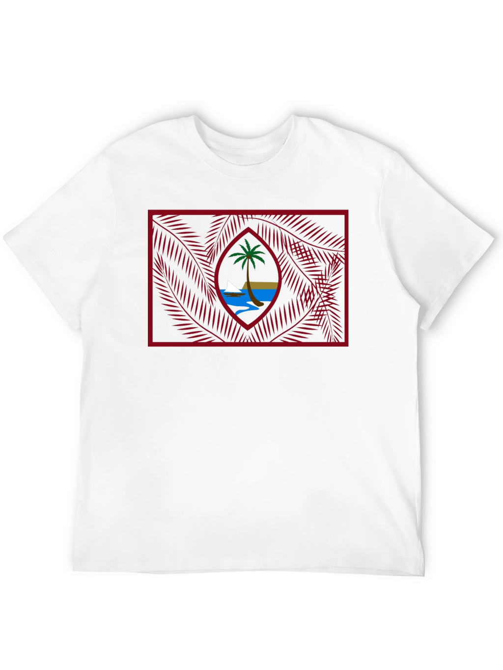 Guam Seal Black T-Shirt