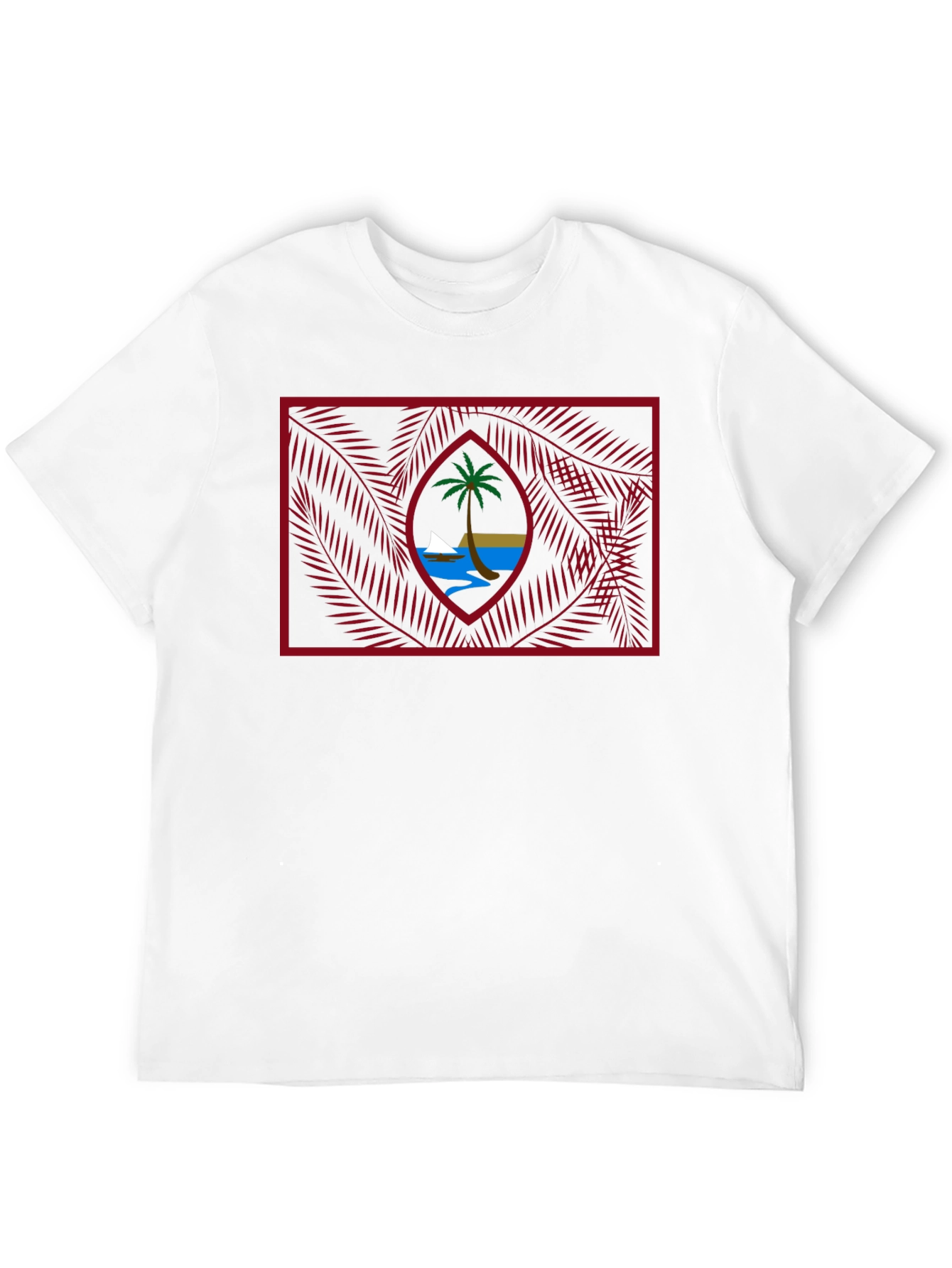Guam Seal Black T-Shirt