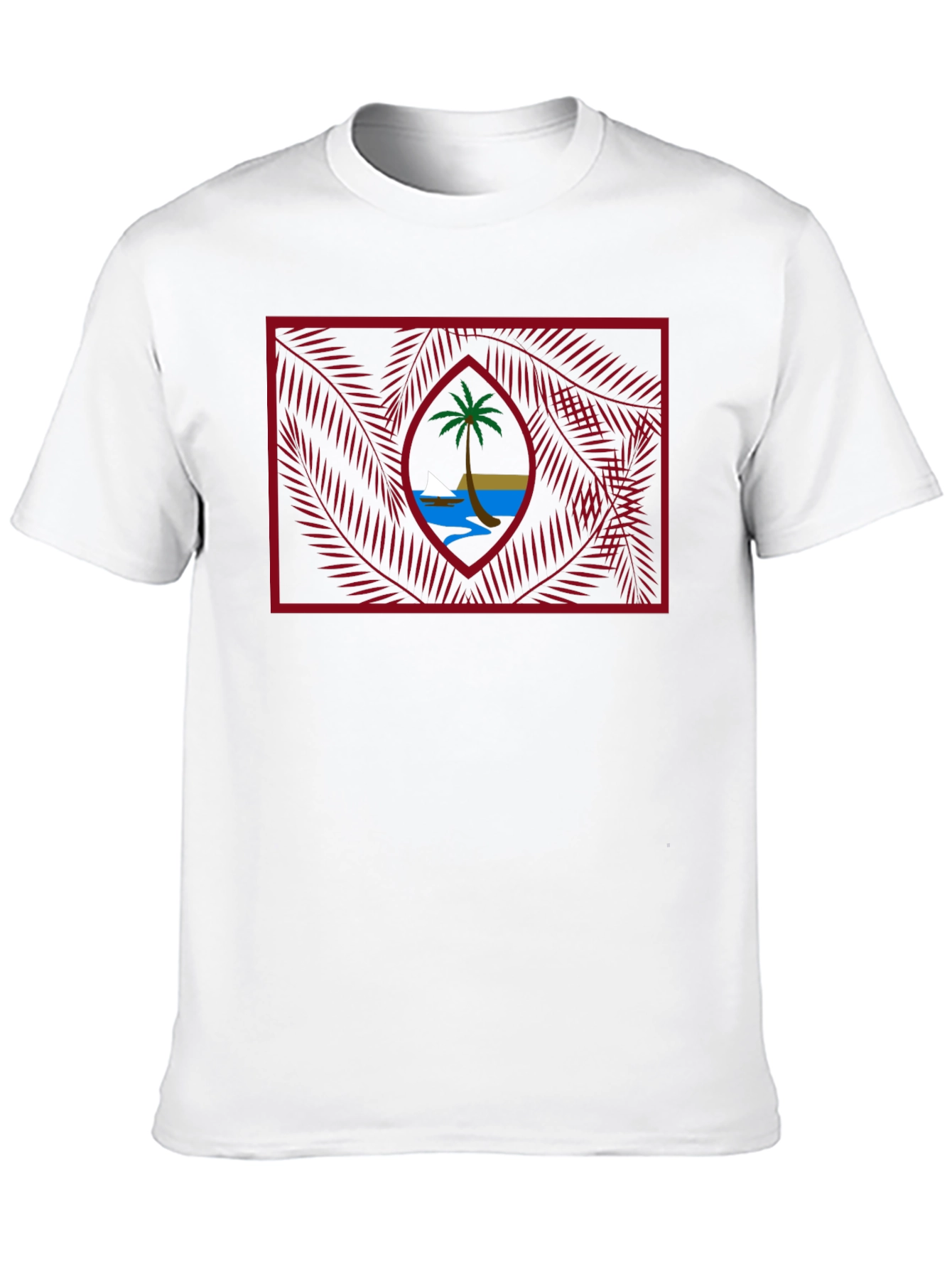 Guam Seal Black T-Shirt