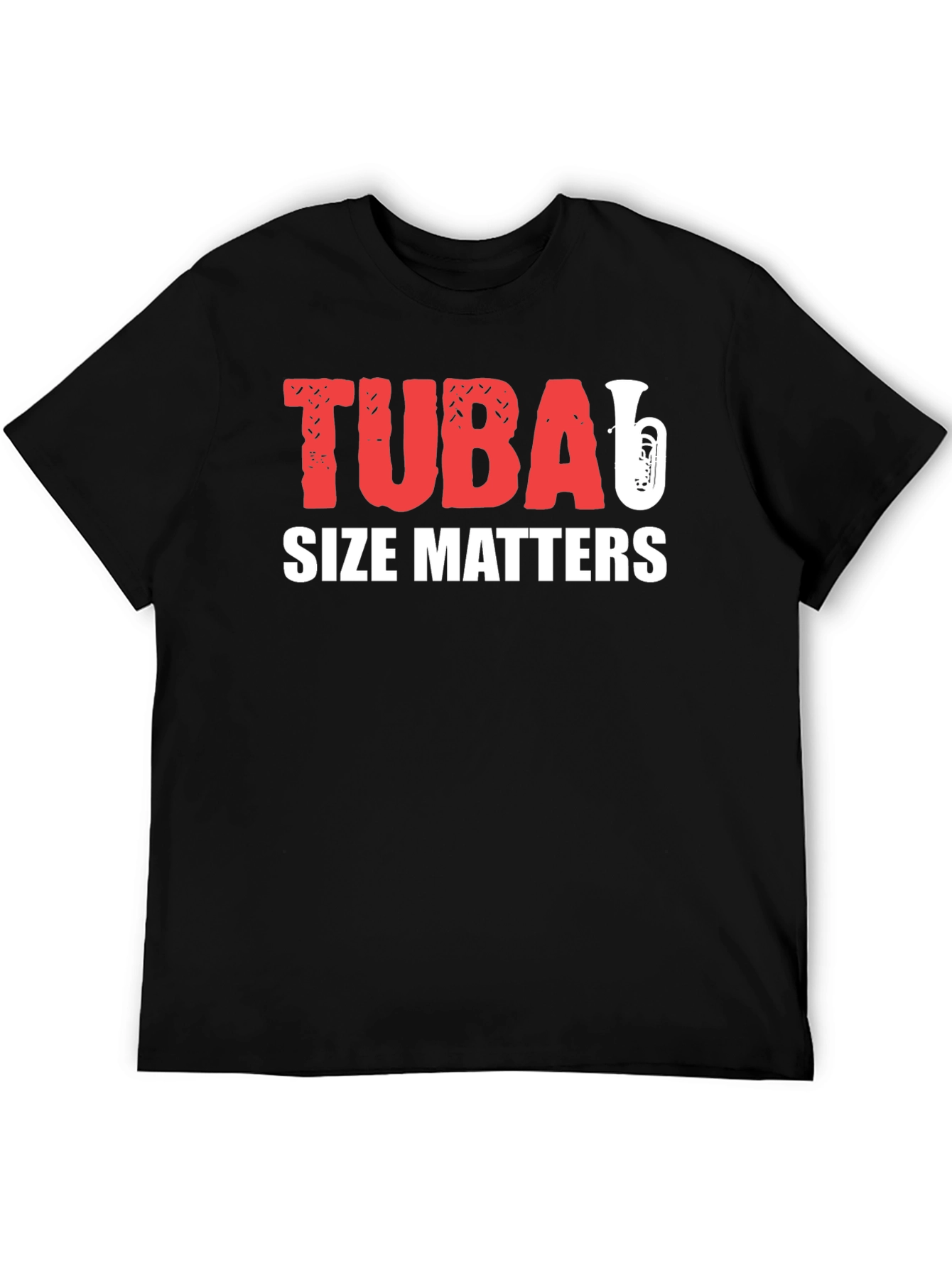 Tuba Size Matters Funny Music T-Shirt