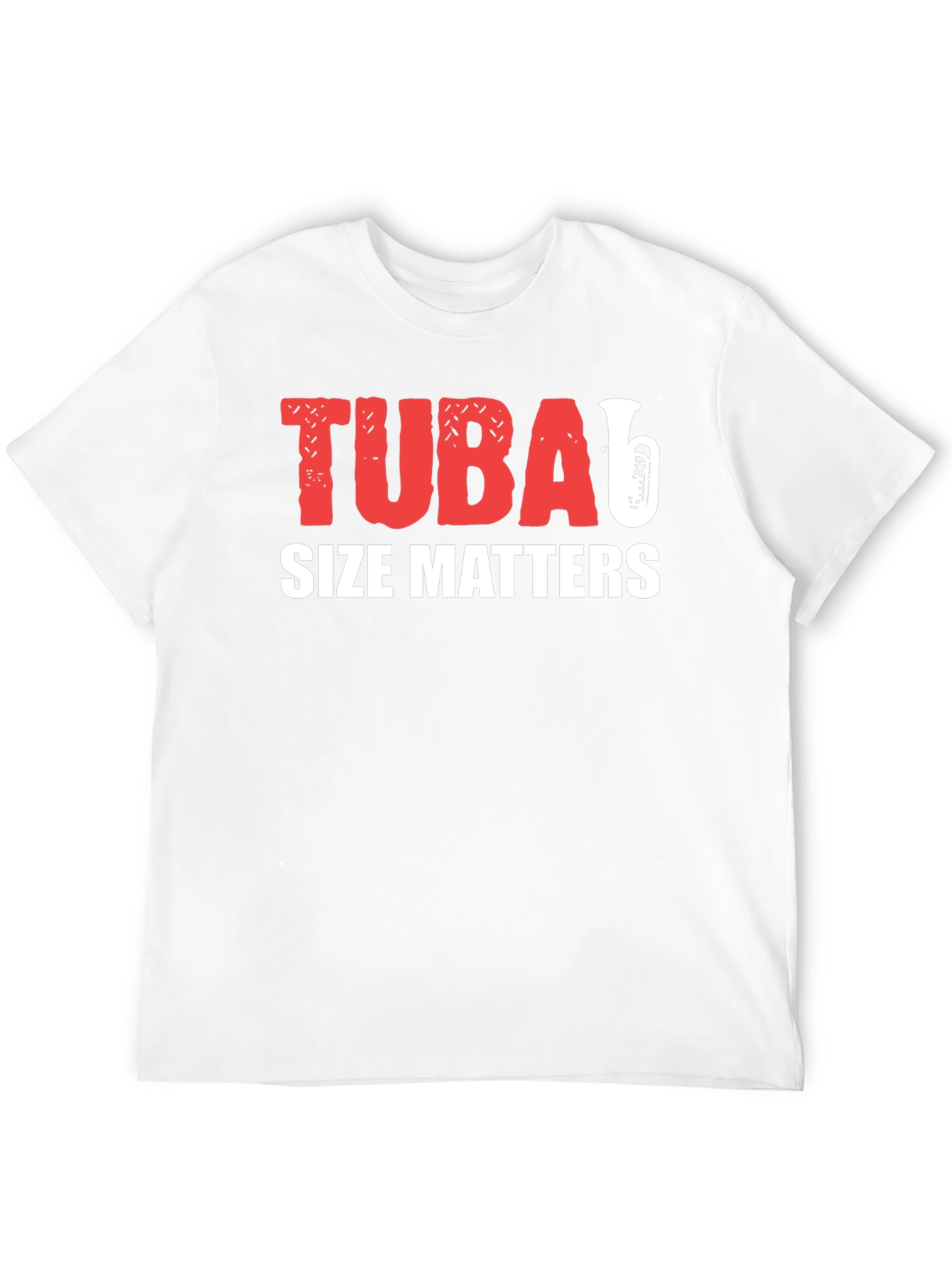 Tuba Size Matters Funny Music T-Shirt