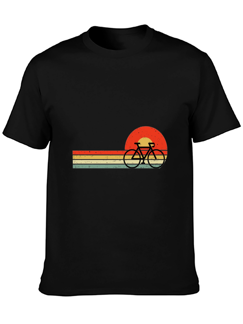 Retro Sunset Bicycle Graphic Tee