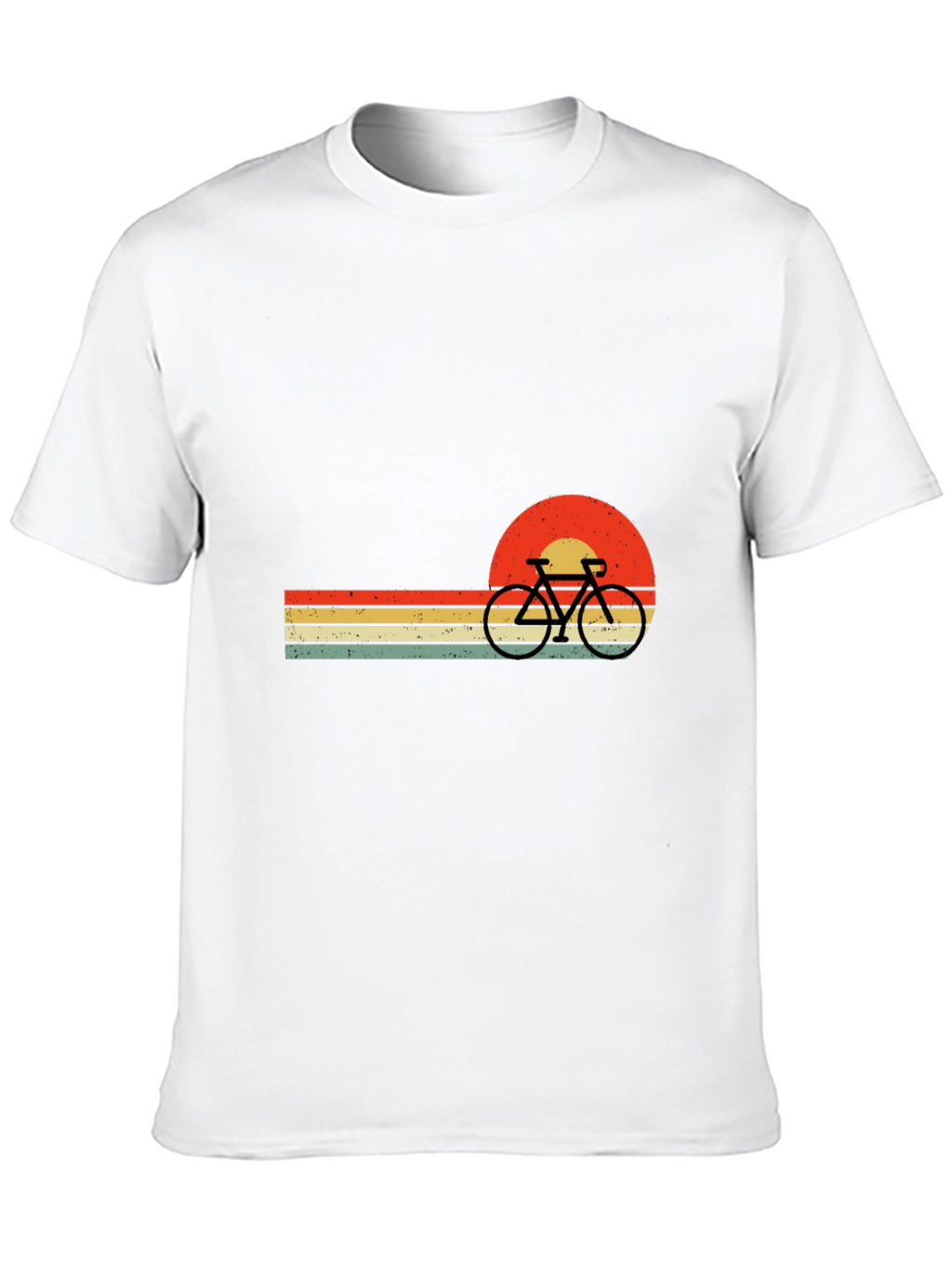 Retro Sunset Bicycle Graphic Tee