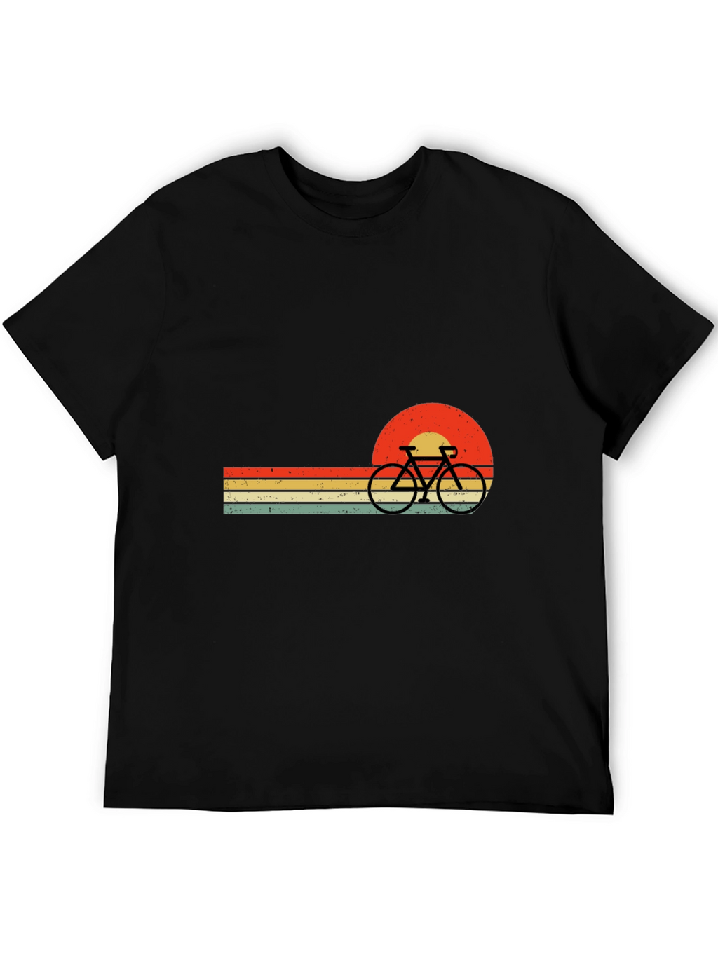 Retro Sunset Bicycle Graphic Tee
