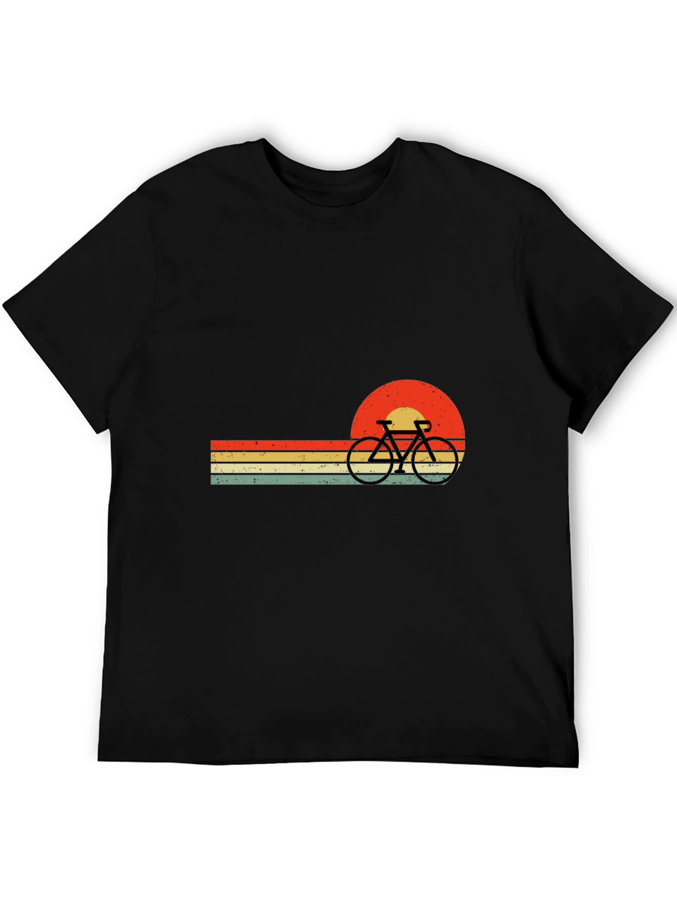 Retro Sunset Bicycle Graphic Tee