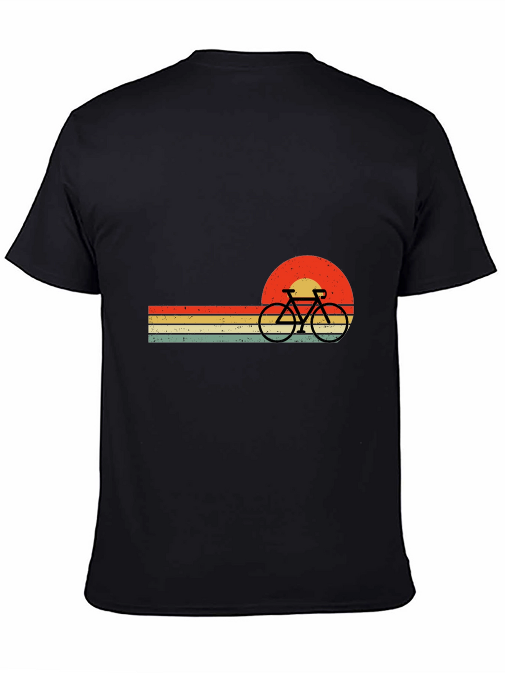 Retro Sunset Bicycle Graphic Tee