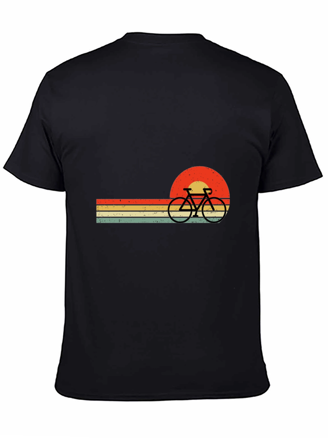 Retro Sunset Bicycle Graphic Tee