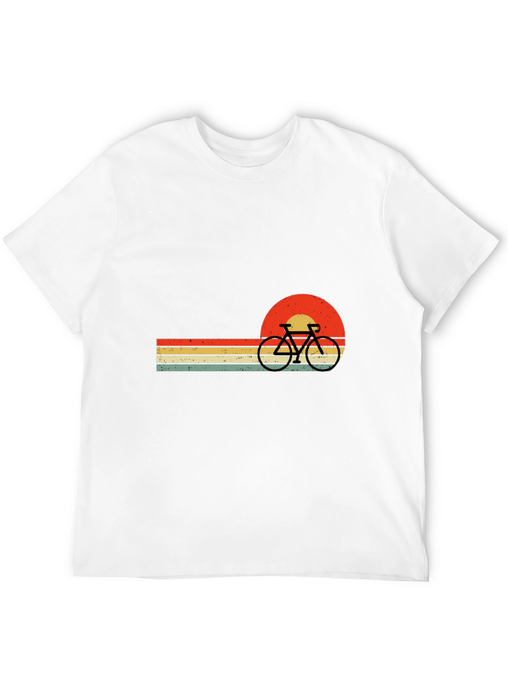 Retro Sunset Bicycle Graphic Tee