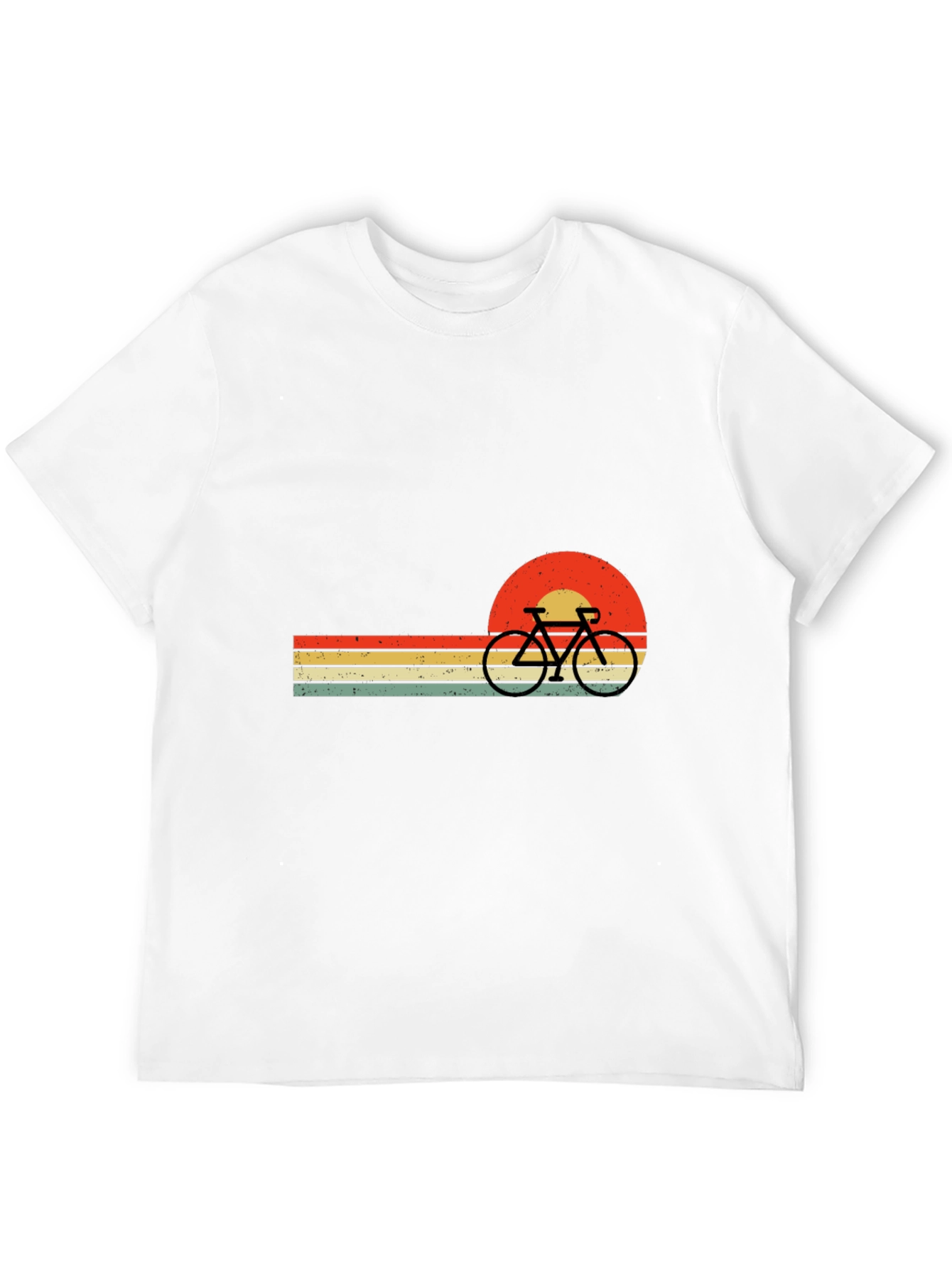 Retro Sunset Bicycle Graphic Tee