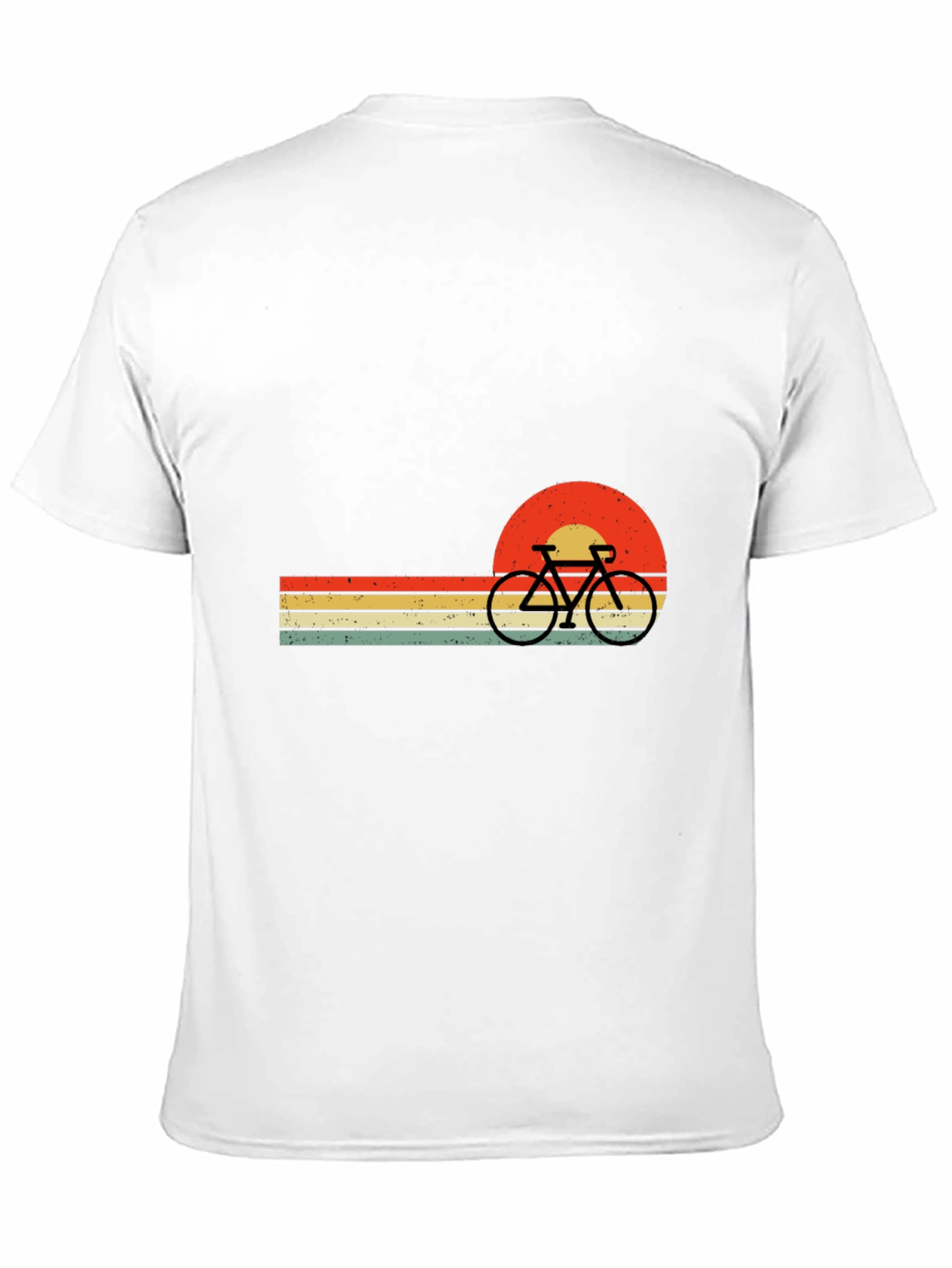 Retro Sunset Bicycle Graphic Tee