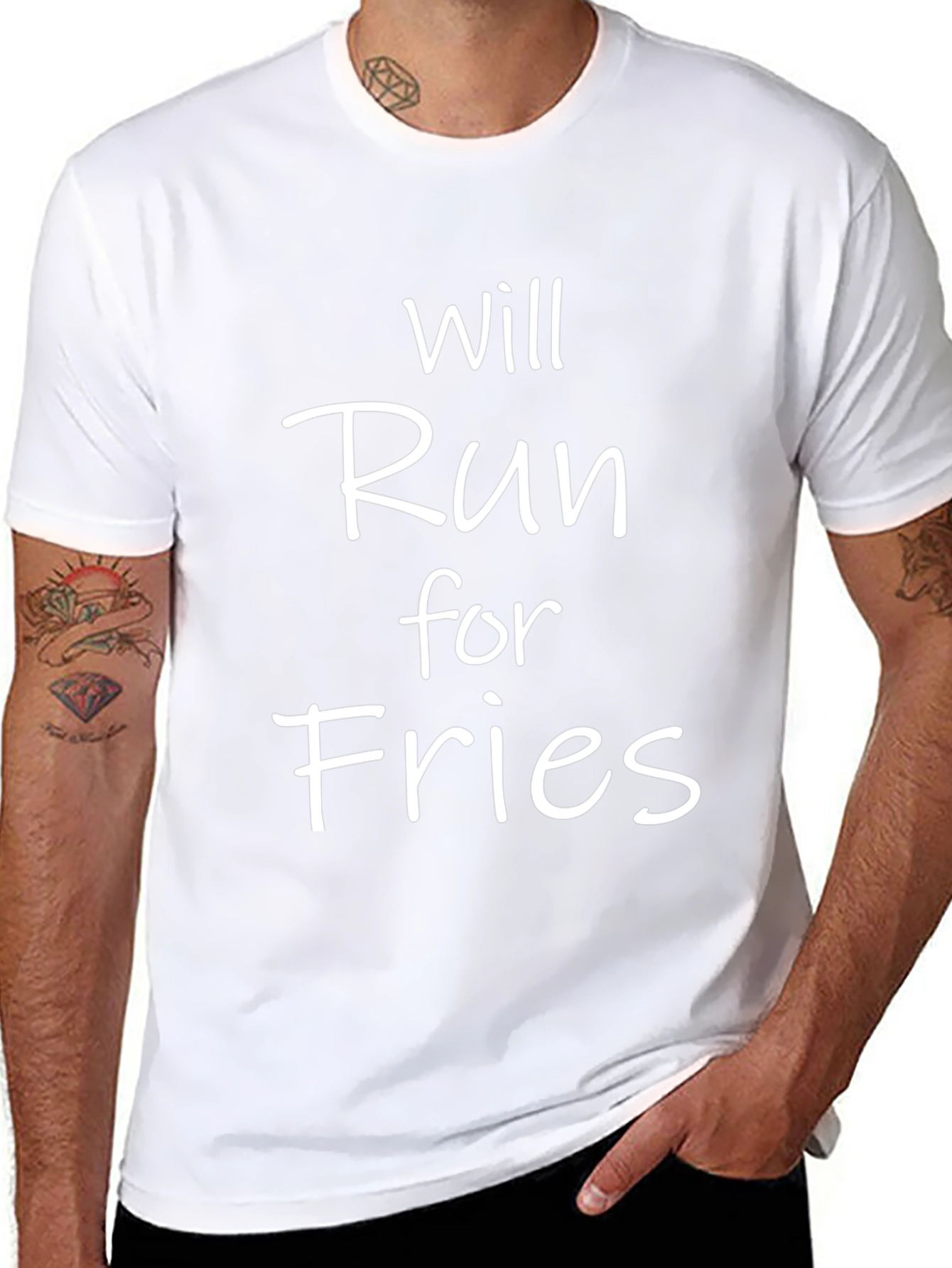 Funny Will Run for Fries T-Shirt