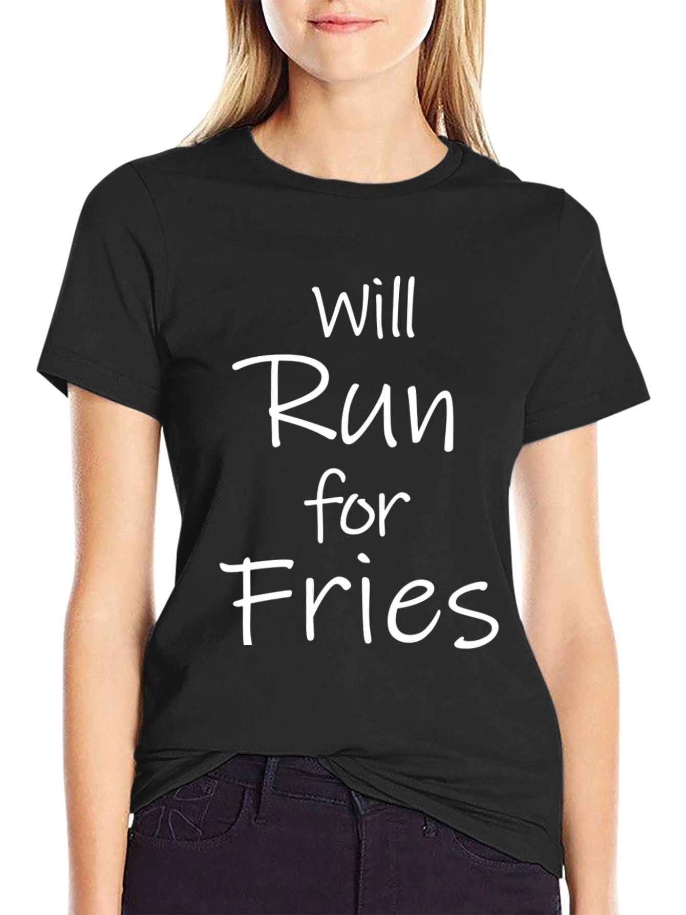 Funny Will Run for Fries T-Shirt