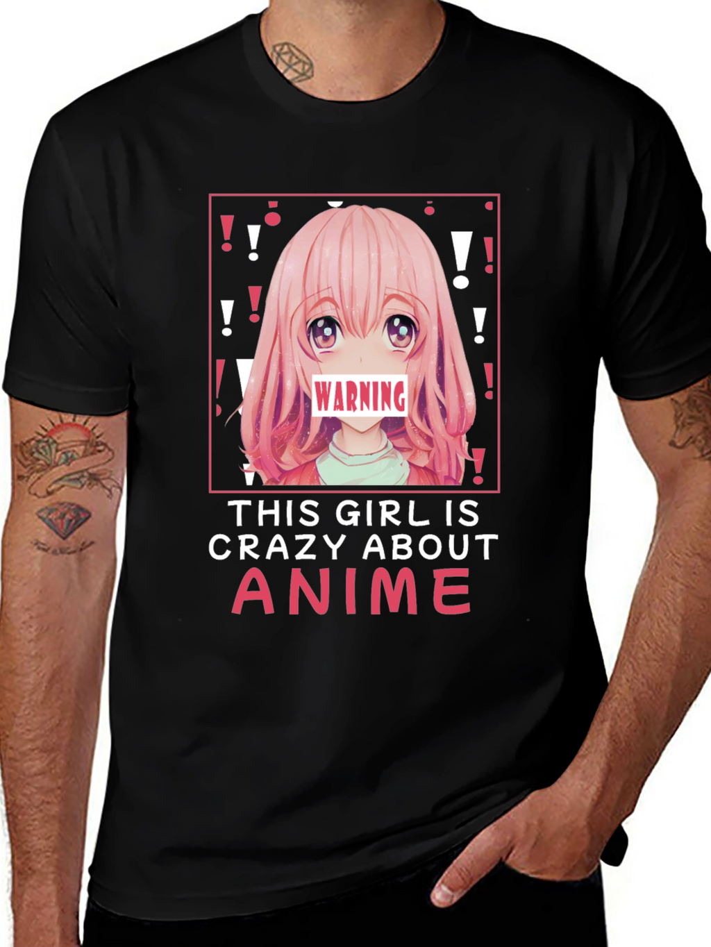Anime Girl Crazy T-Shirt