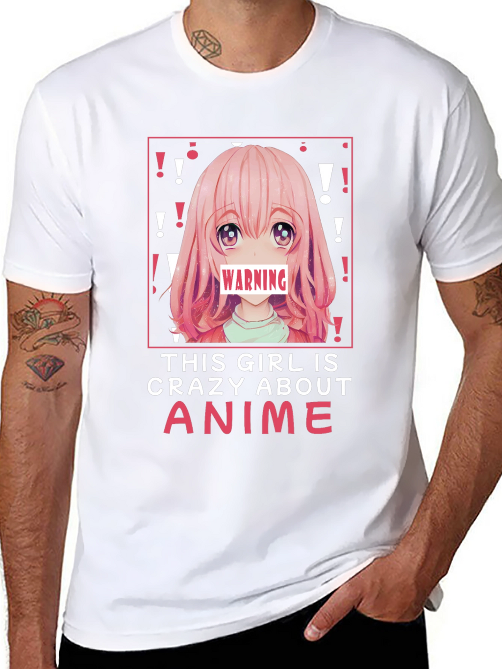 Anime Girl Crazy T-Shirt