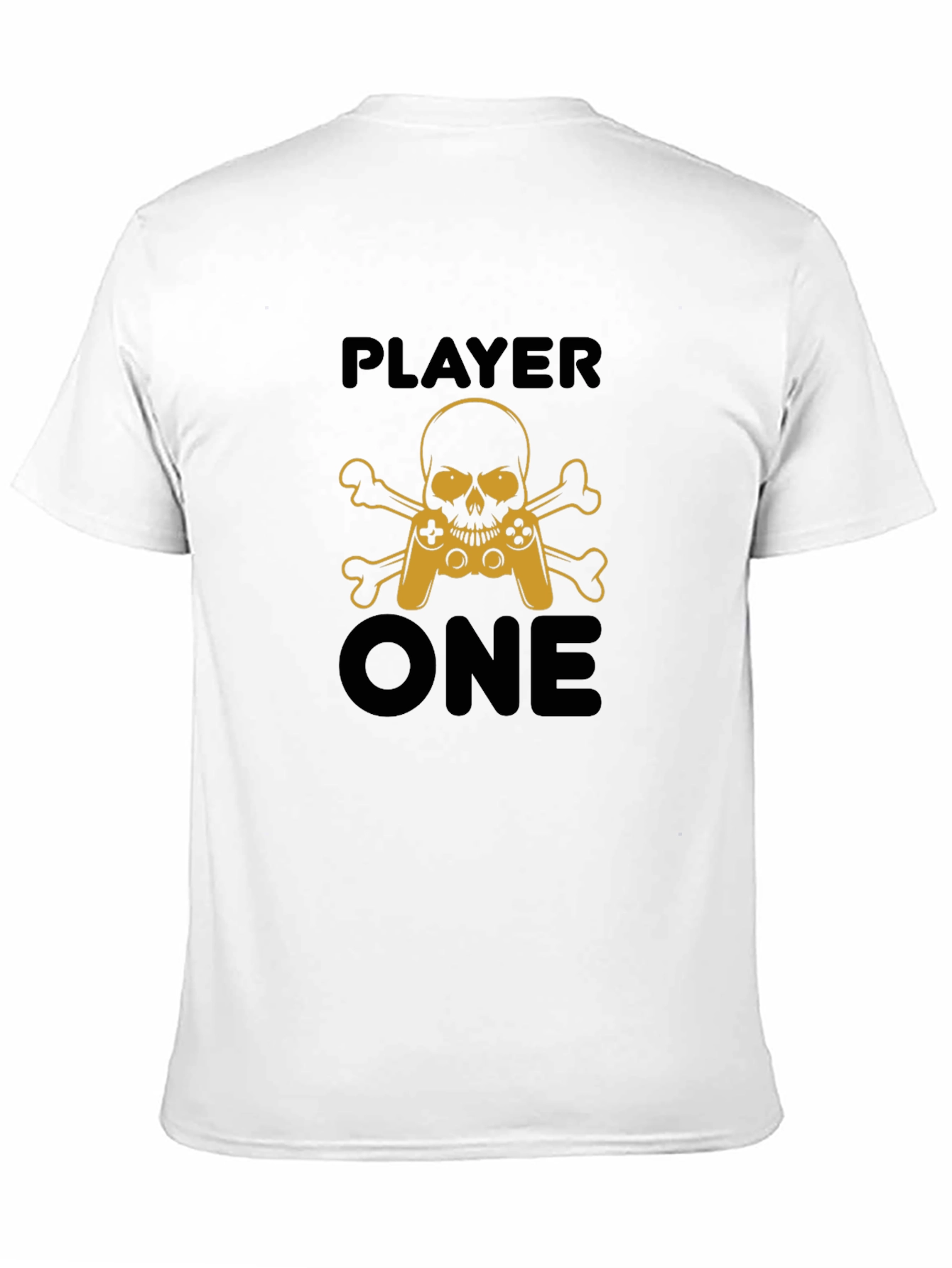 Player One Skull and Crossbones Gaming T-Shirt