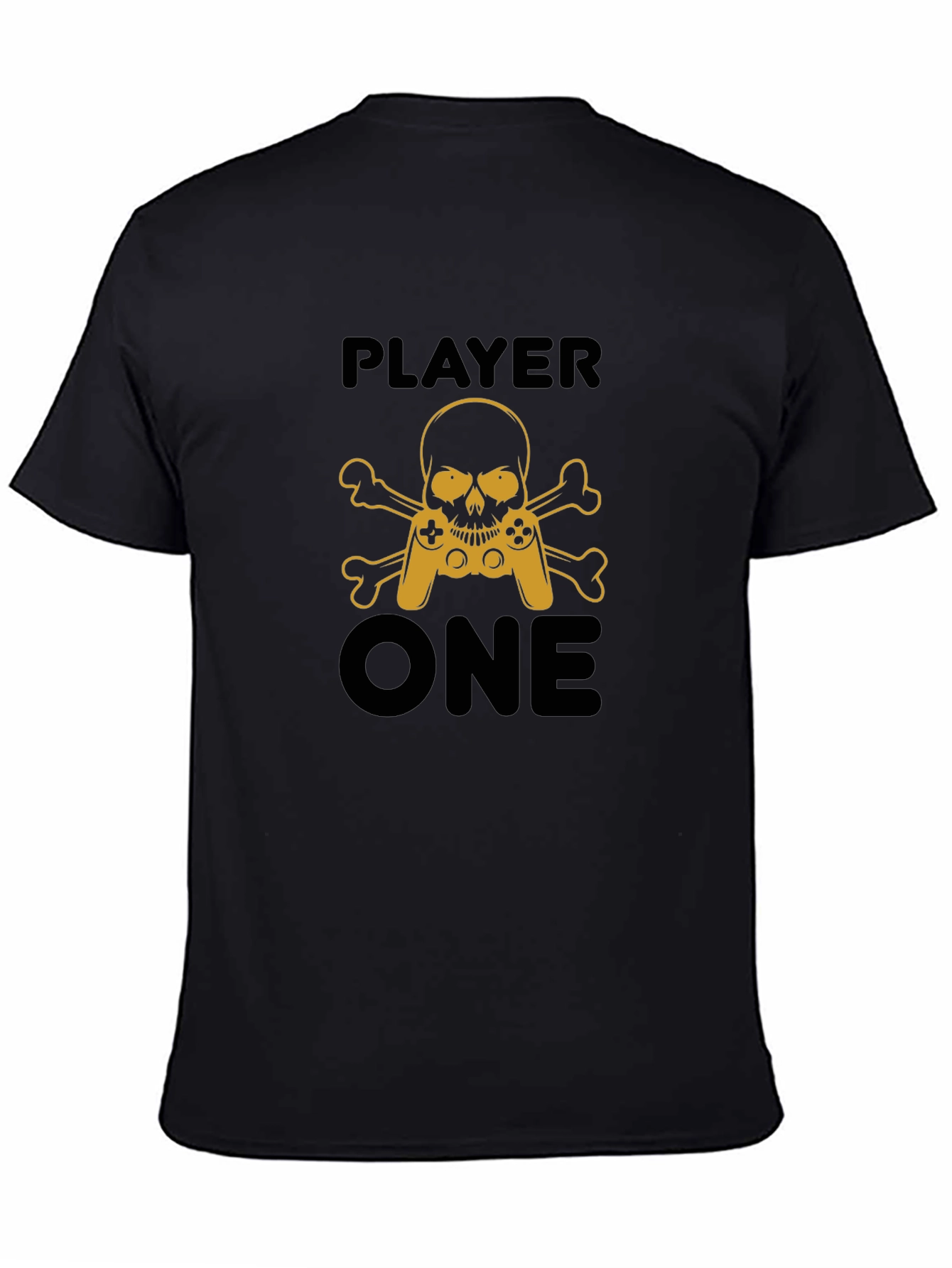 Player One Skull and Crossbones Gaming T-Shirt