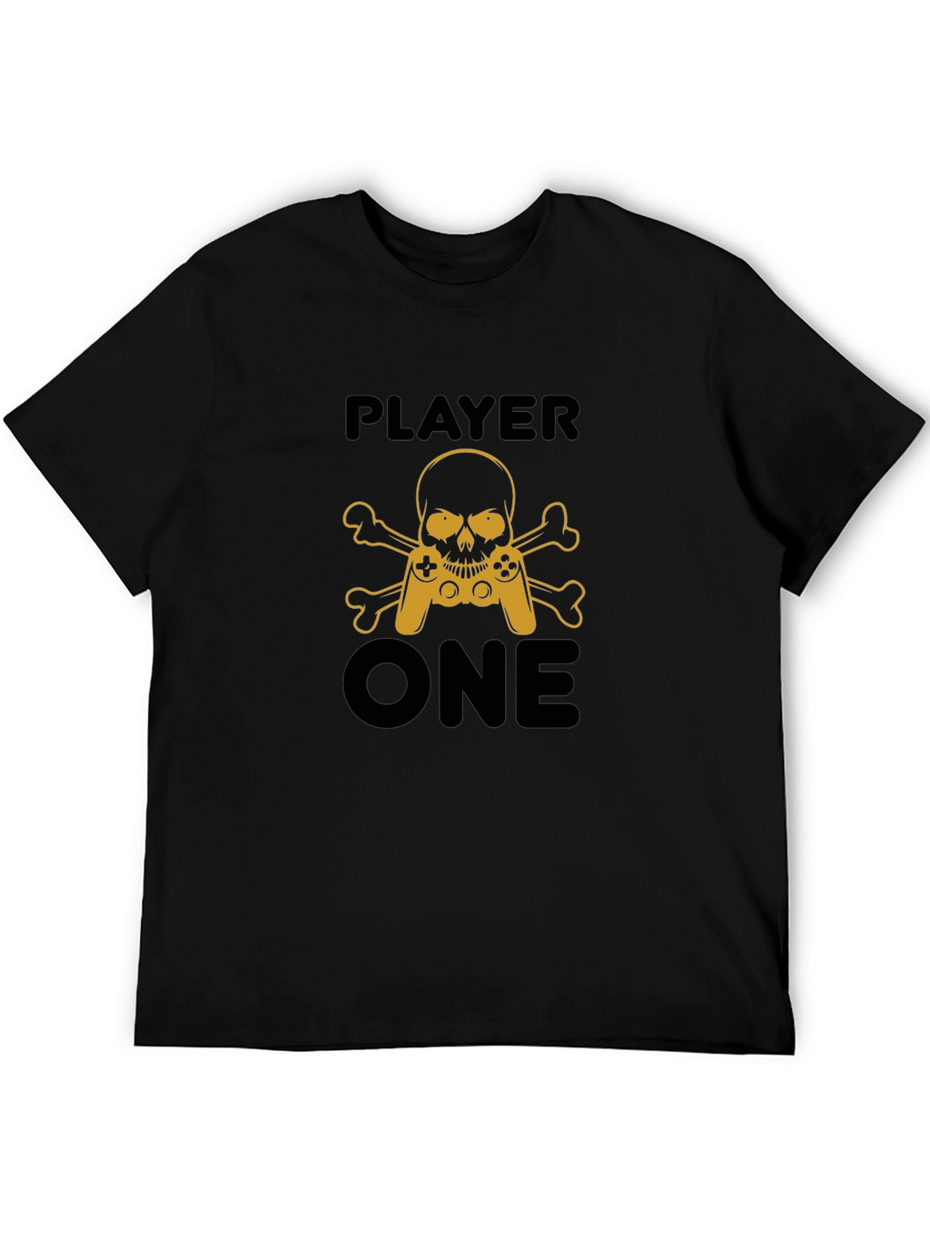 Player One Skull and Crossbones Gaming T-Shirt
