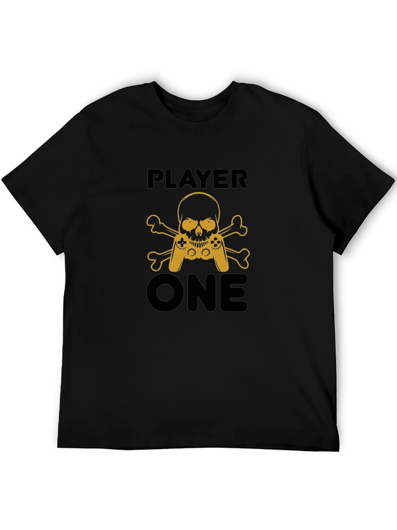 Player One Skull and Crossbones Gaming T-Shirt