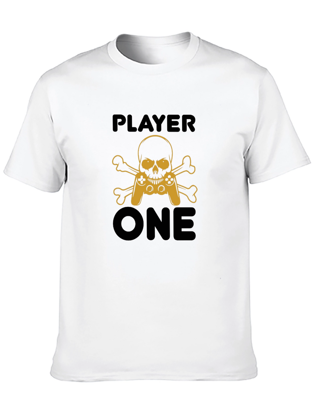 Player One Skull and Crossbones Gaming T-Shirt