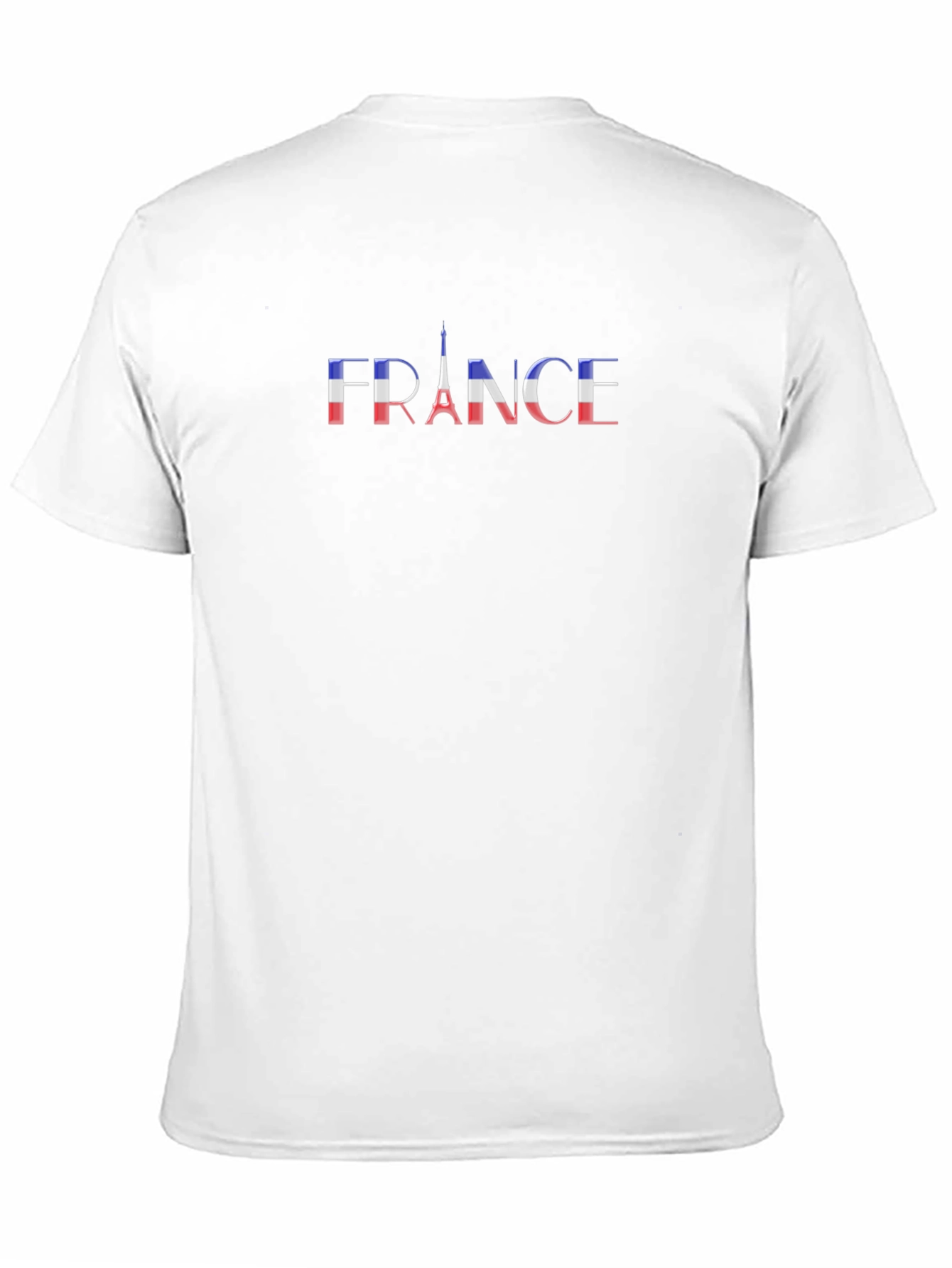 France Flag Eiffel Tower Graphic Tee