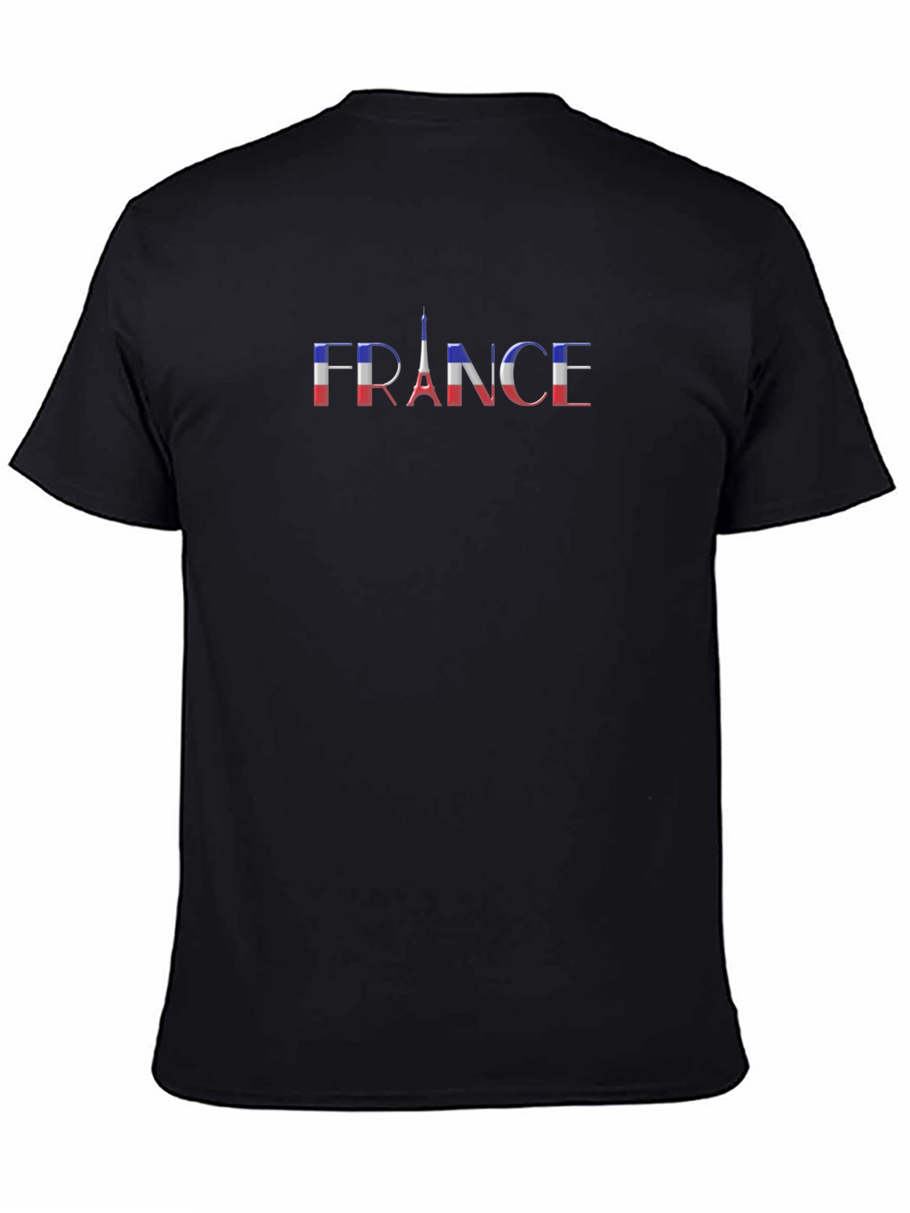 France Flag Eiffel Tower Graphic Tee