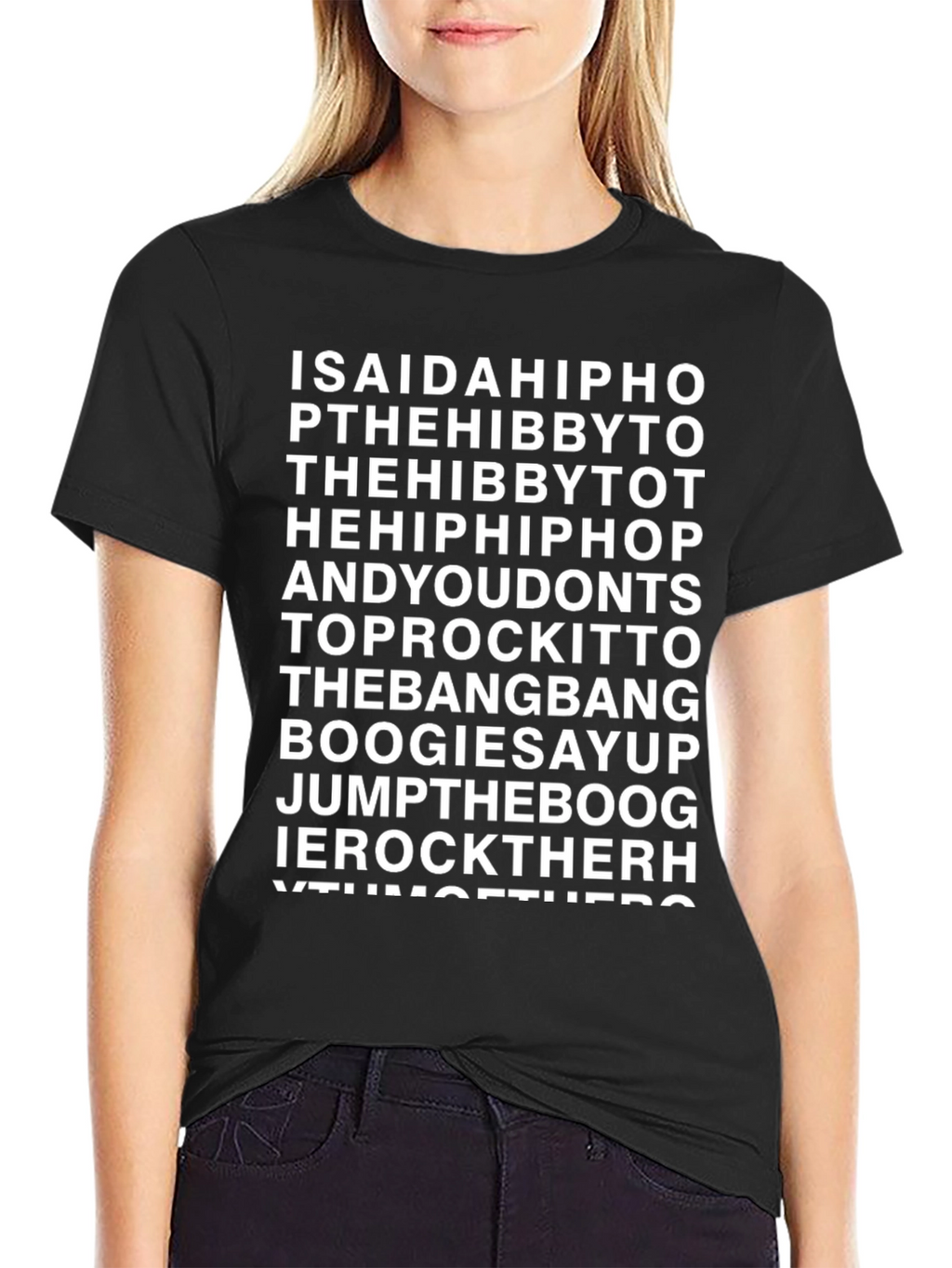 Hip Hop Lyric T-Shirt - Old School Rap Tee