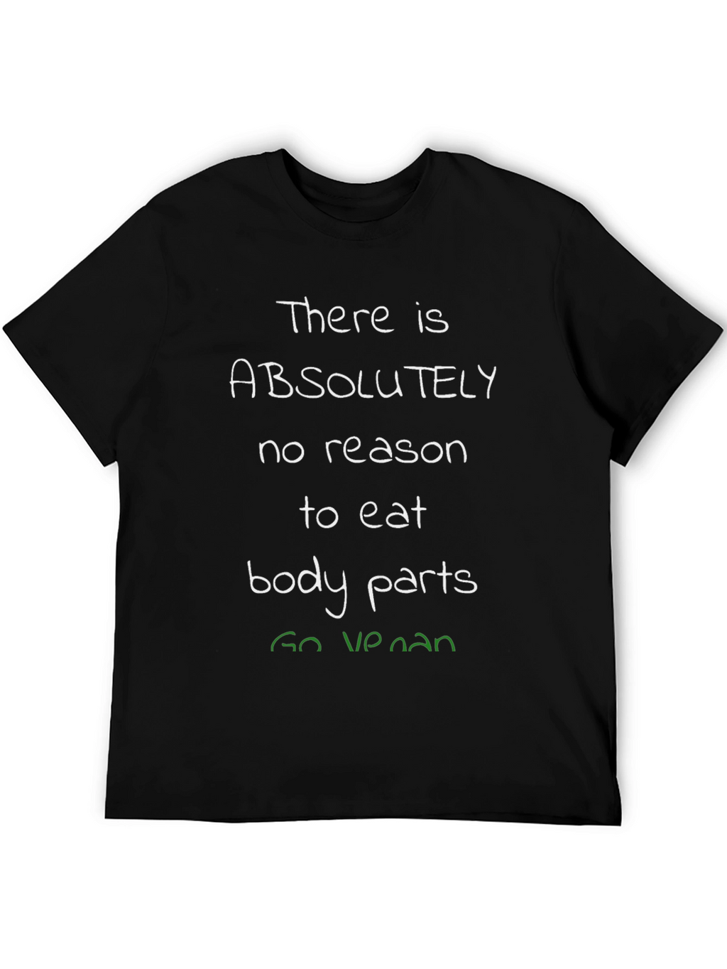 Vegan T-Shirt: No Reason to Eat Body Parts