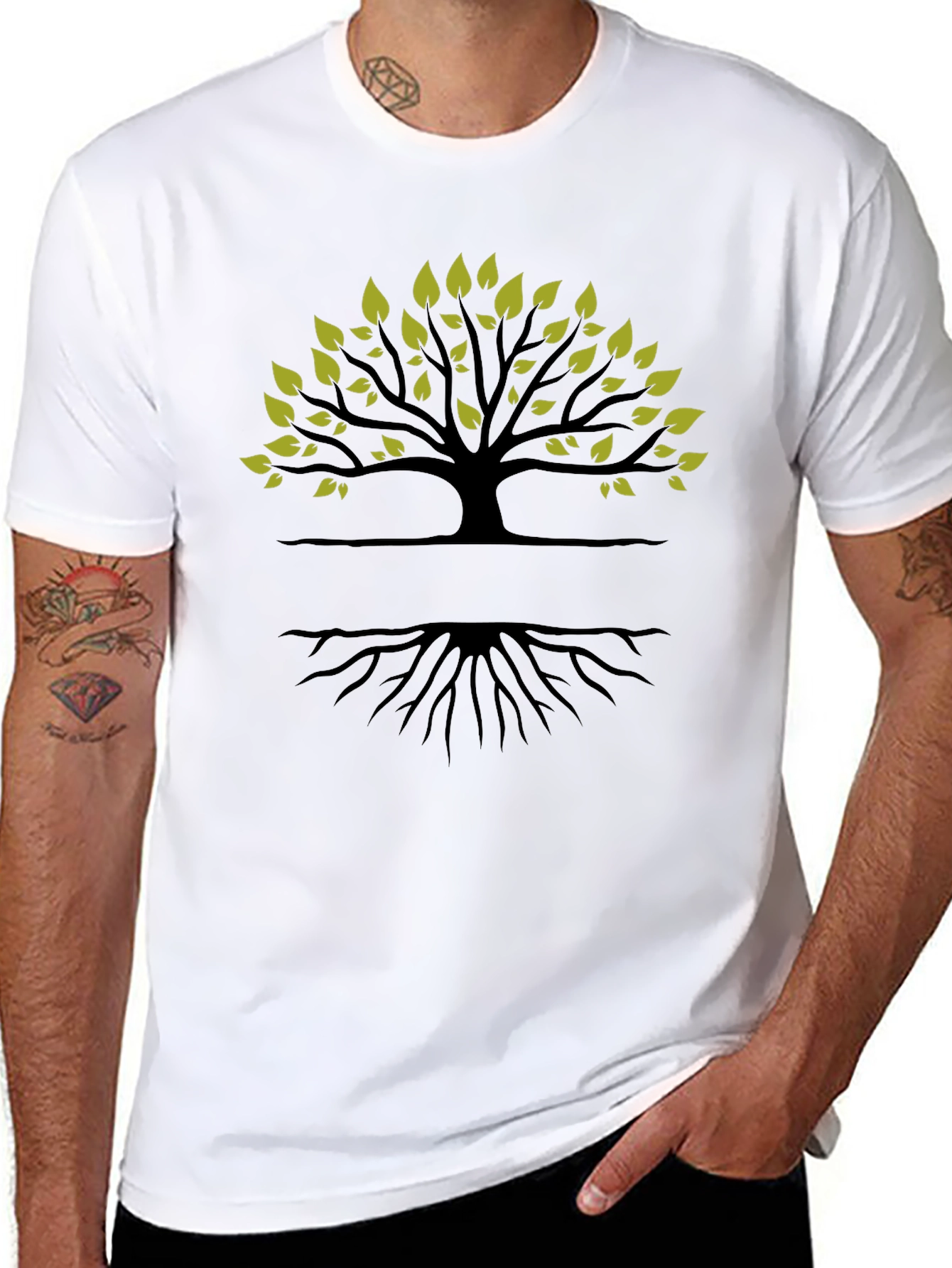 Tree of Life Graphic Tee - Mens Black T-Shirt