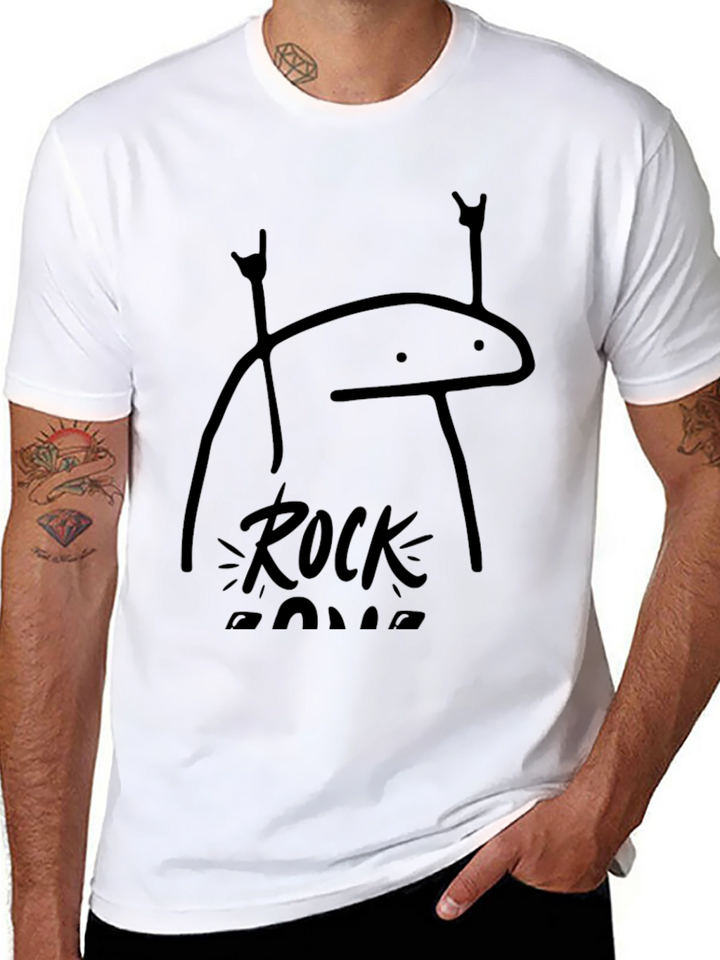 Rock Zone Graphic T-Shirt - Black