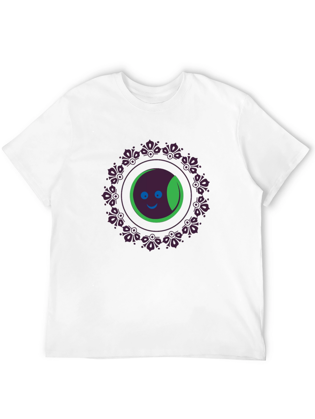 Graphic Print Crew Neck T-Shirt