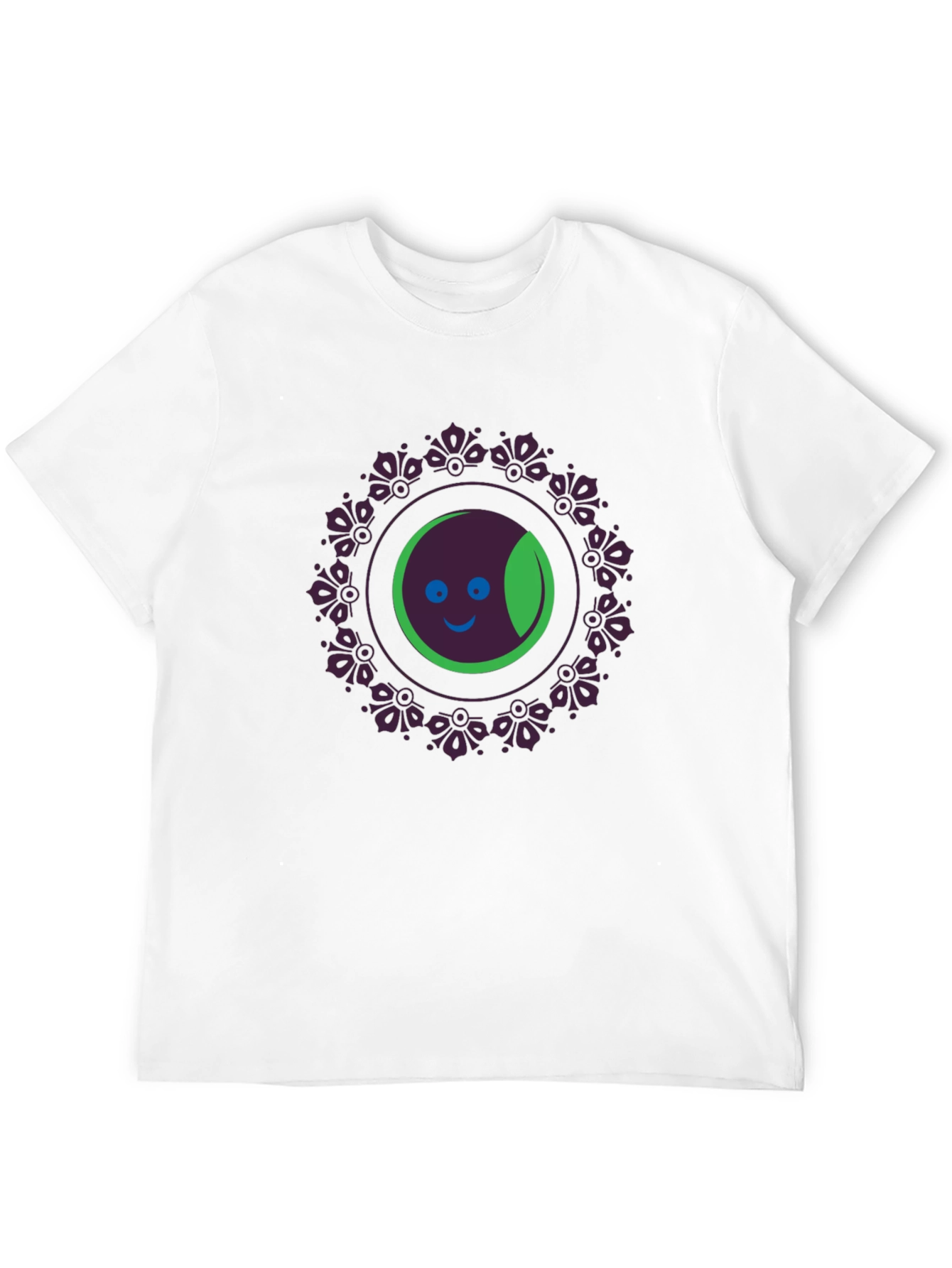 Graphic Print Crew Neck T-Shirt