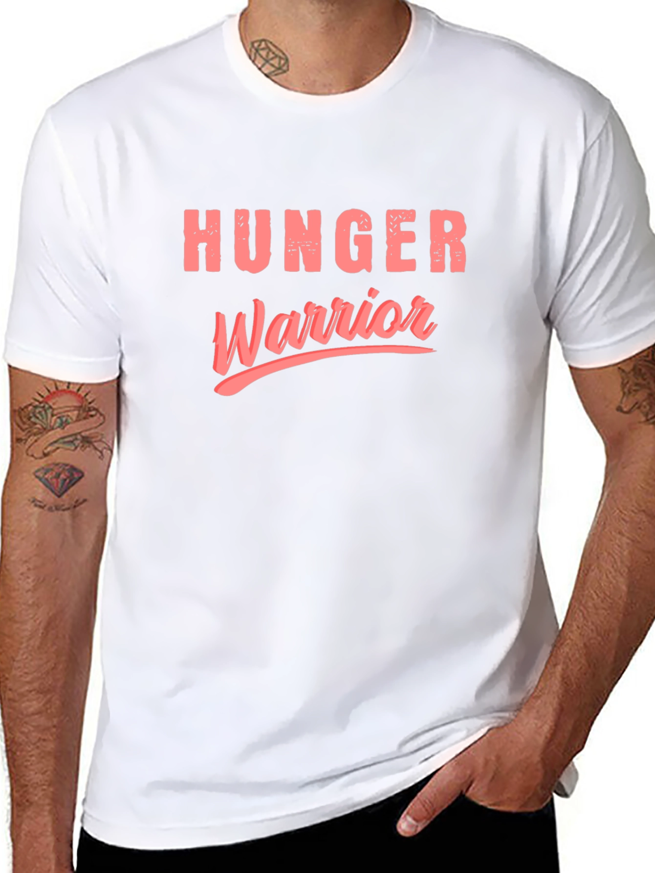Hunger Warrior Graphic T-Shirt - Black