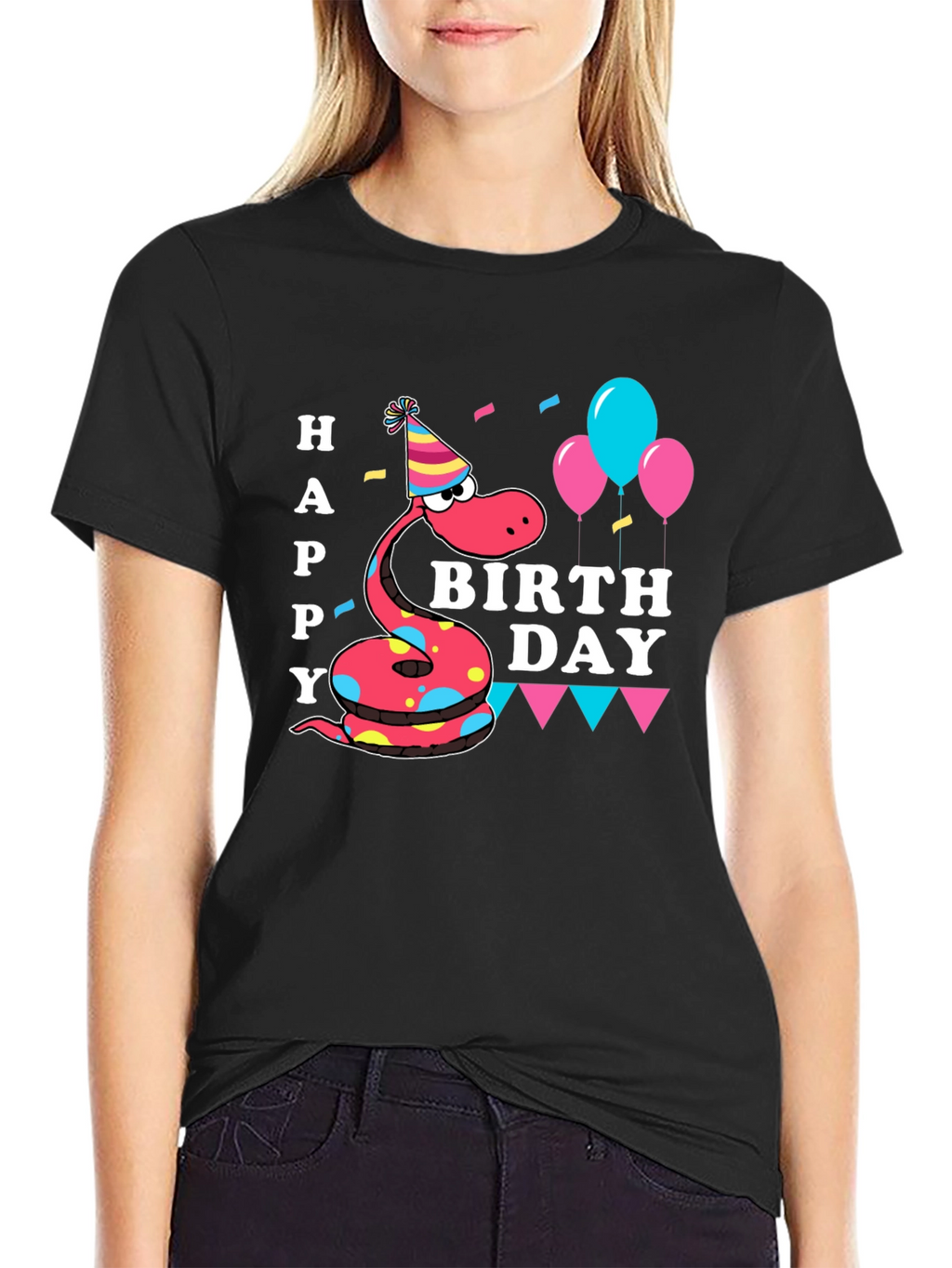 Happy Birthday Snake T-Shirt - Party Time!