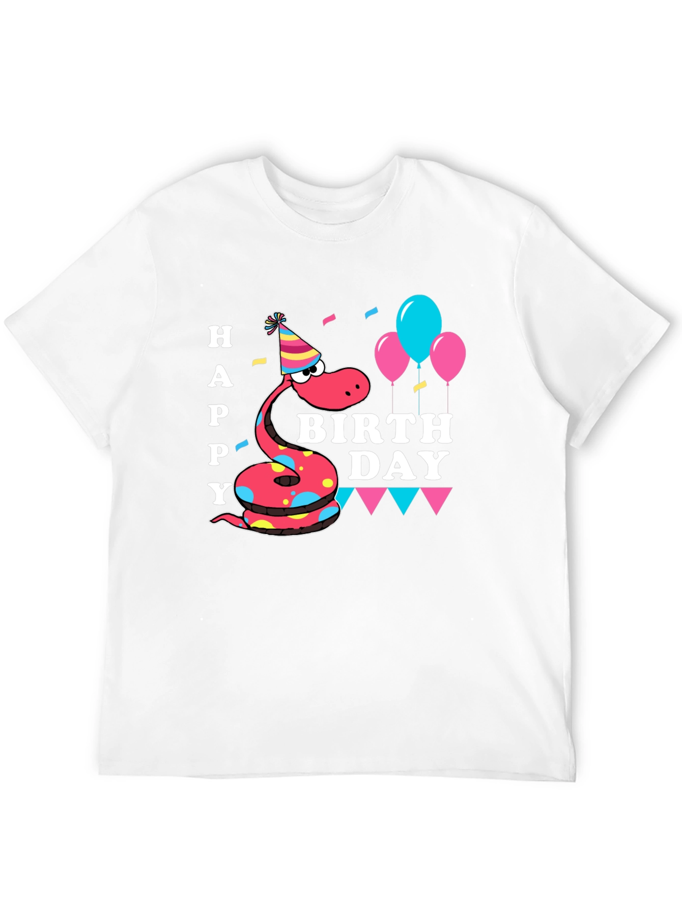 Happy Birthday Snake T-Shirt - Party Time!