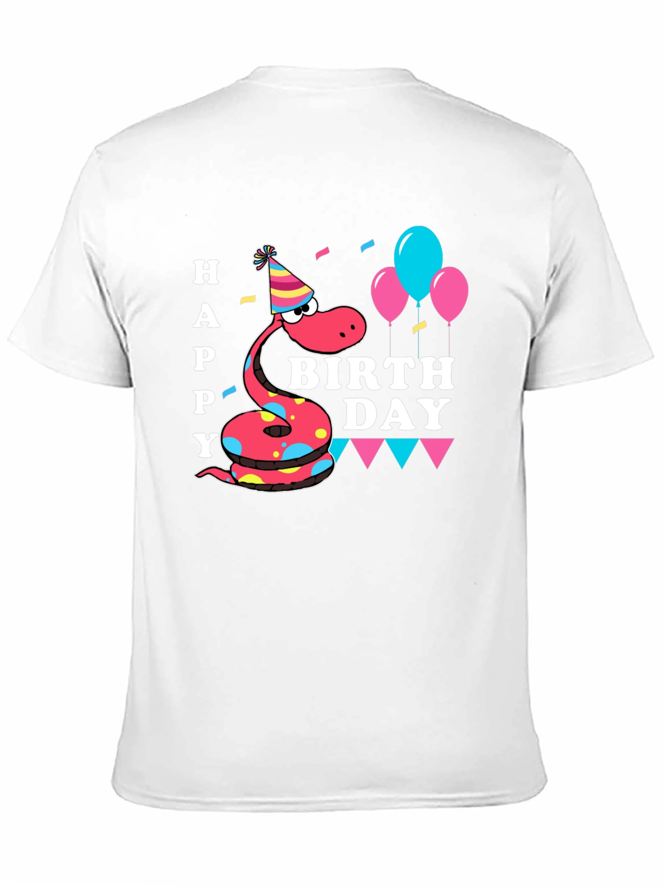 Happy Birthday Snake T-Shirt - Party Time!