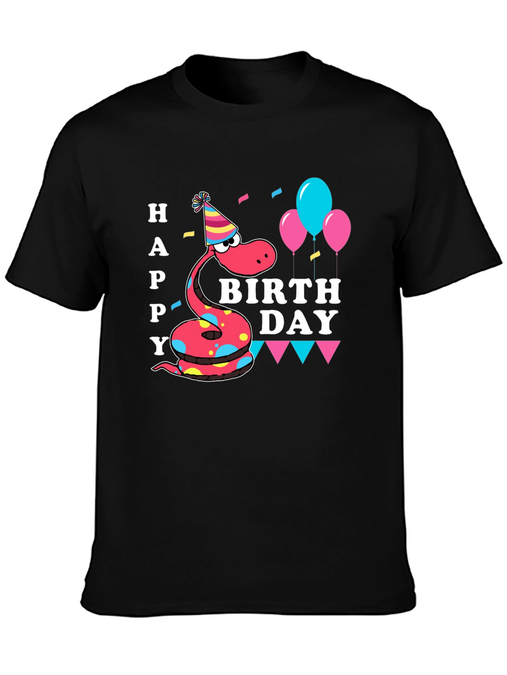 Happy Birthday Snake T-Shirt - Party Time!