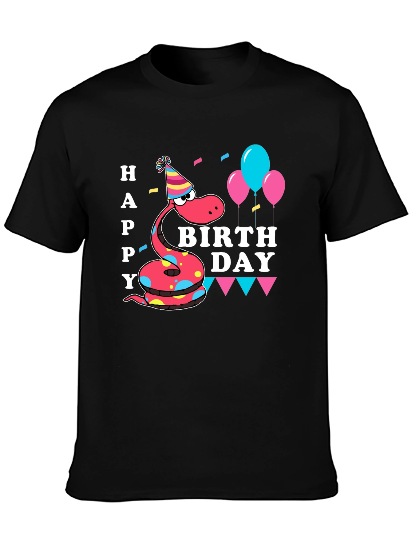 Happy Birthday Snake T-Shirt - Party Time!