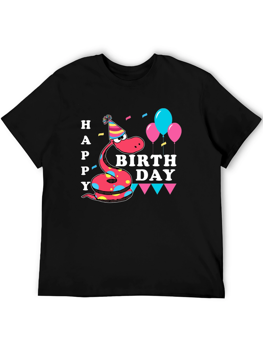 Happy Birthday Snake T-Shirt - Party Time!