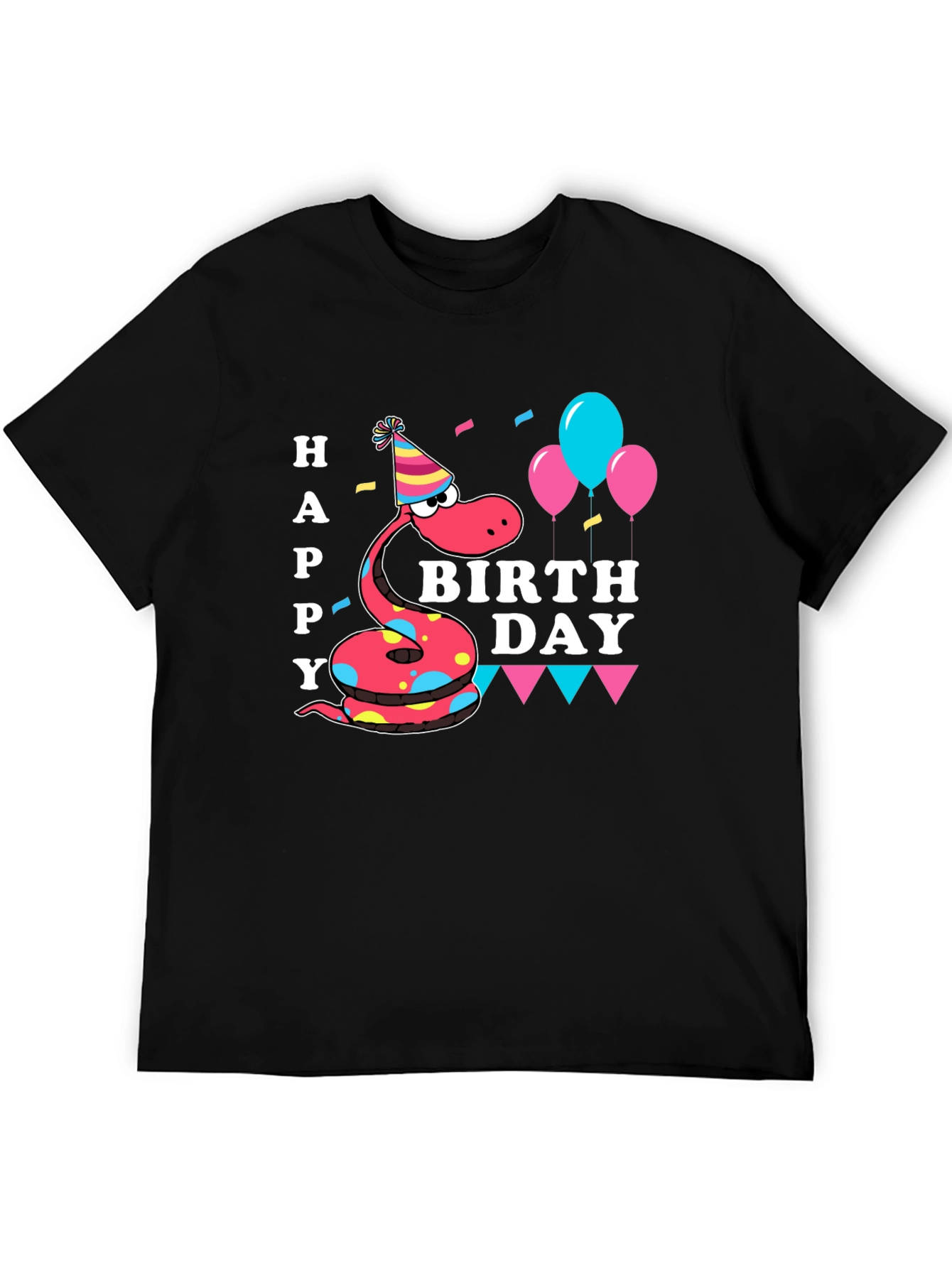 Happy Birthday Snake T-Shirt - Party Time!