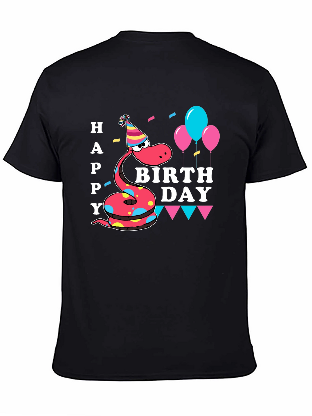 Happy Birthday Snake T-Shirt - Party Time!