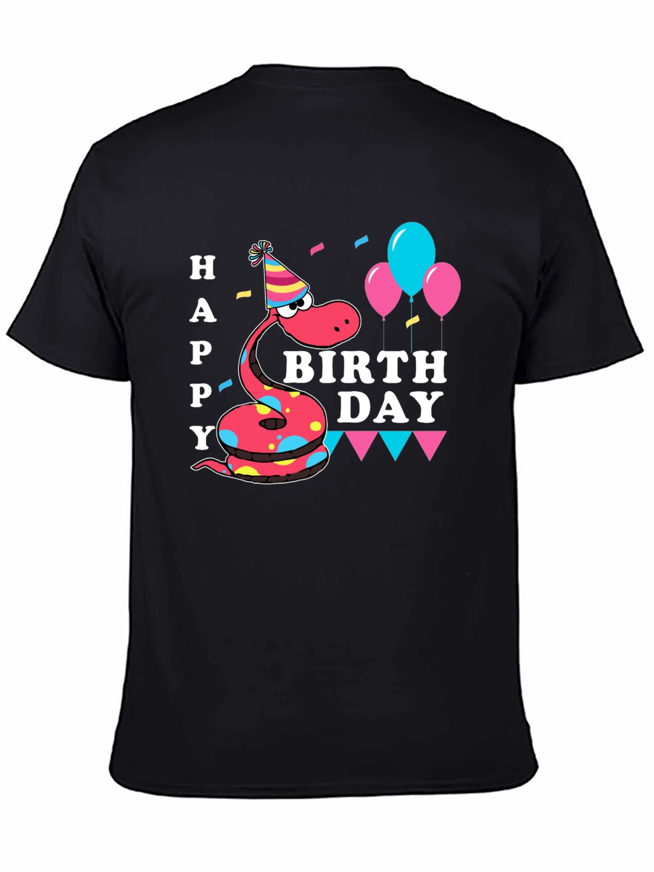 Happy Birthday Snake T-Shirt - Party Time!
