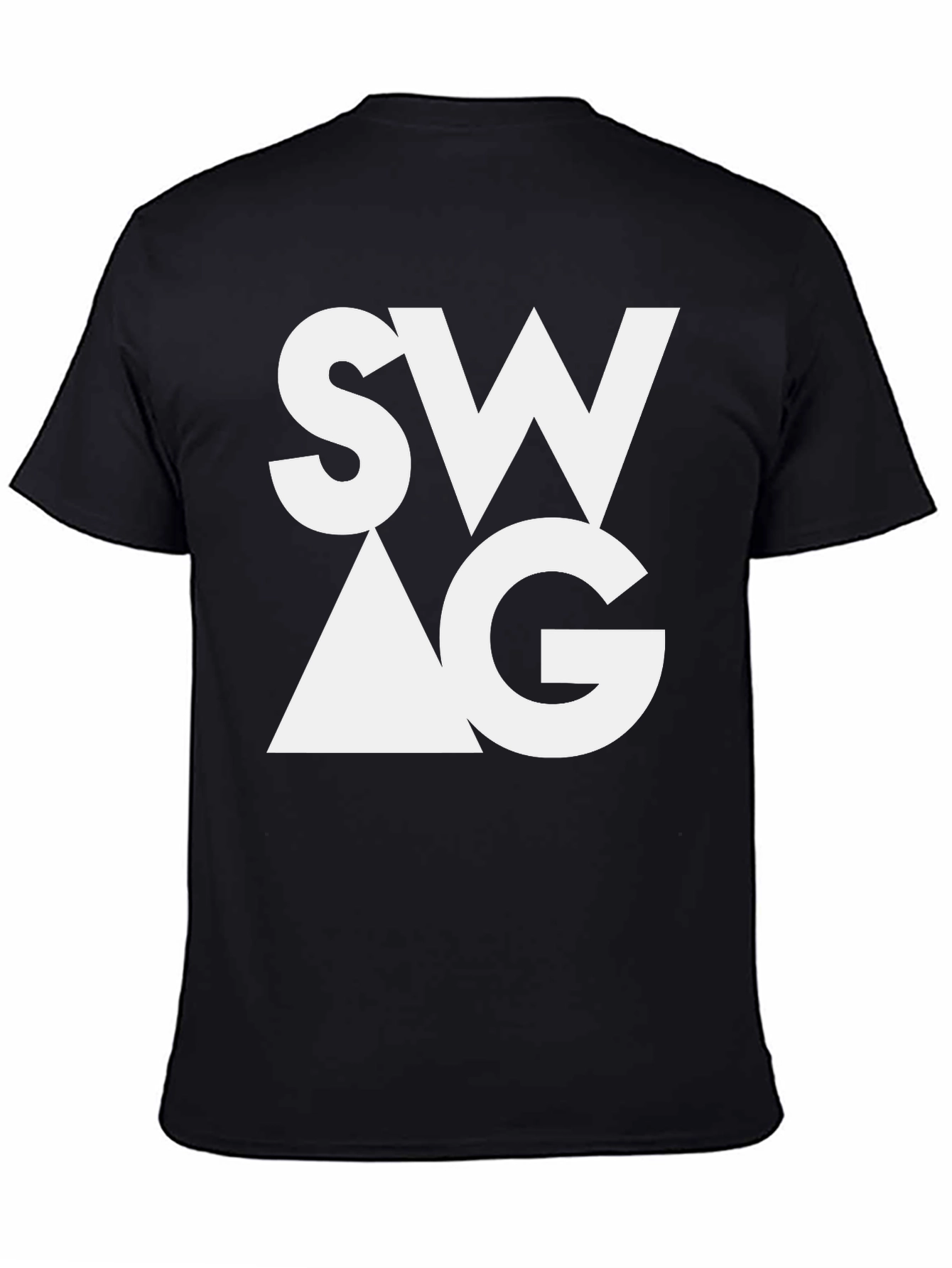 Trendy SWAG Graphic Tee - Stylish Black T-Shirt