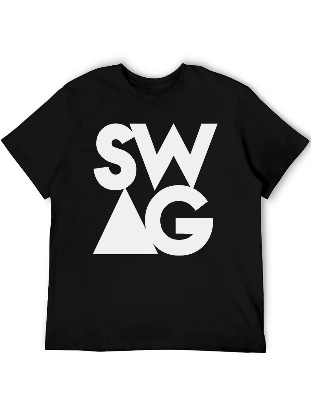 Trendy SWAG Graphic Tee - Stylish Black T-Shirt