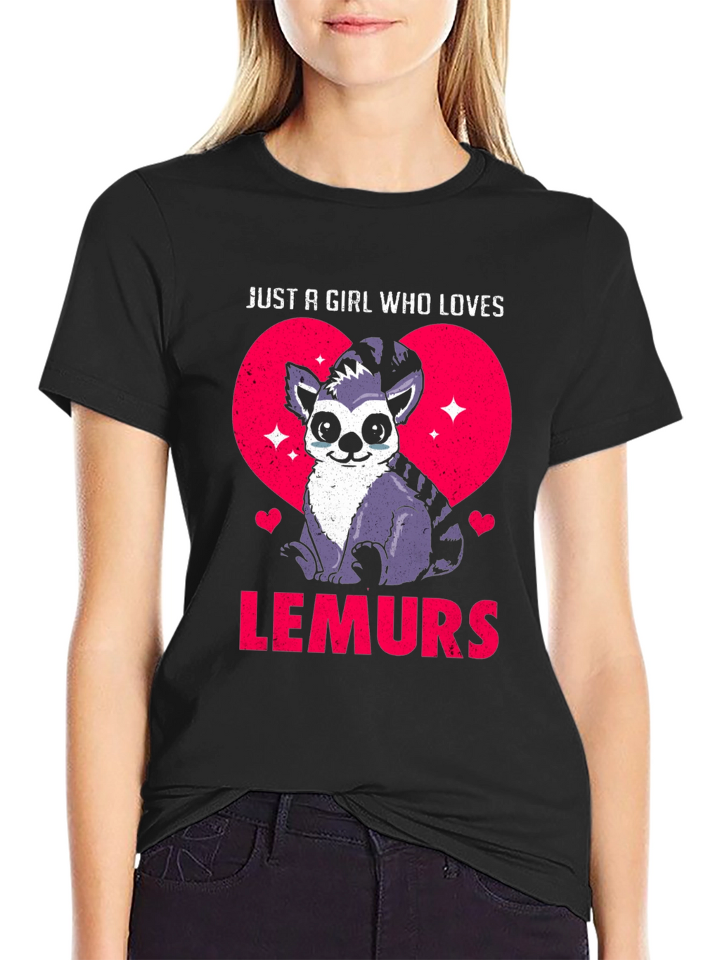 Just a Girl Who Loves Lemurs T-Shirt